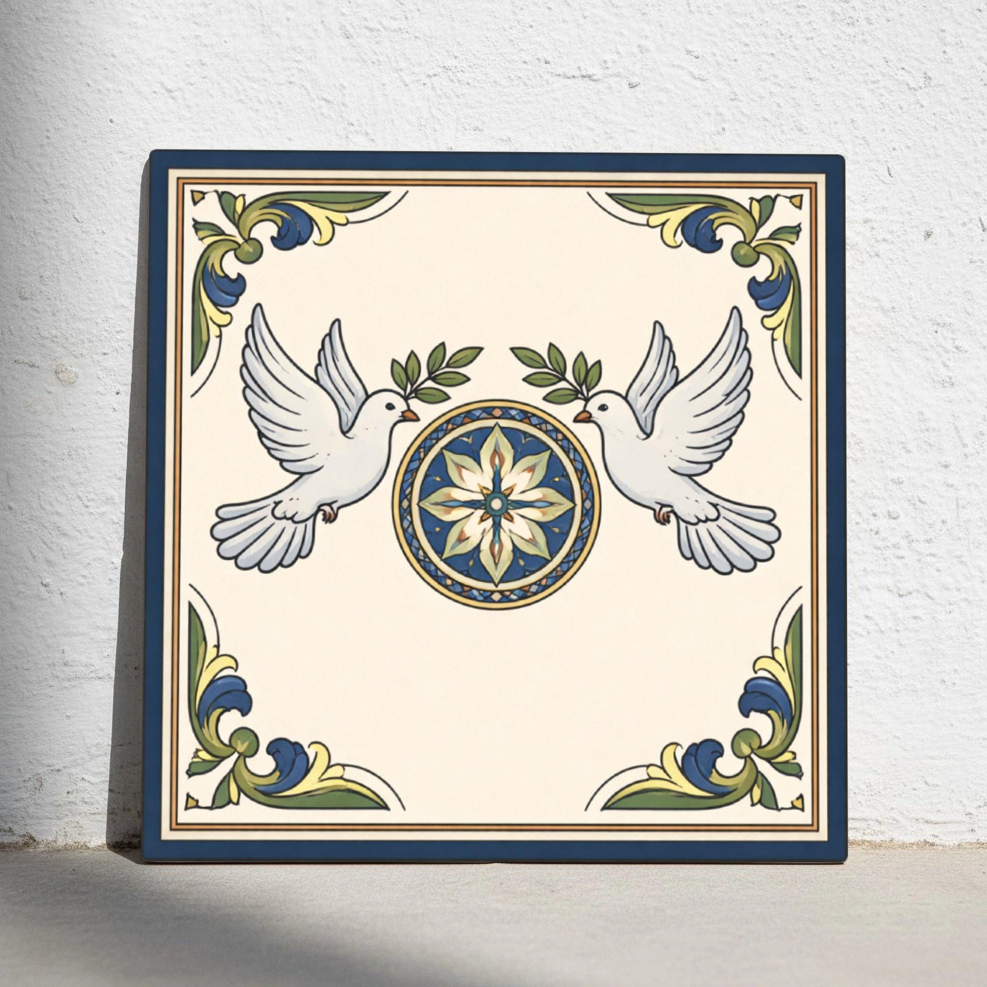 Azulejo Assisi Peace Dove