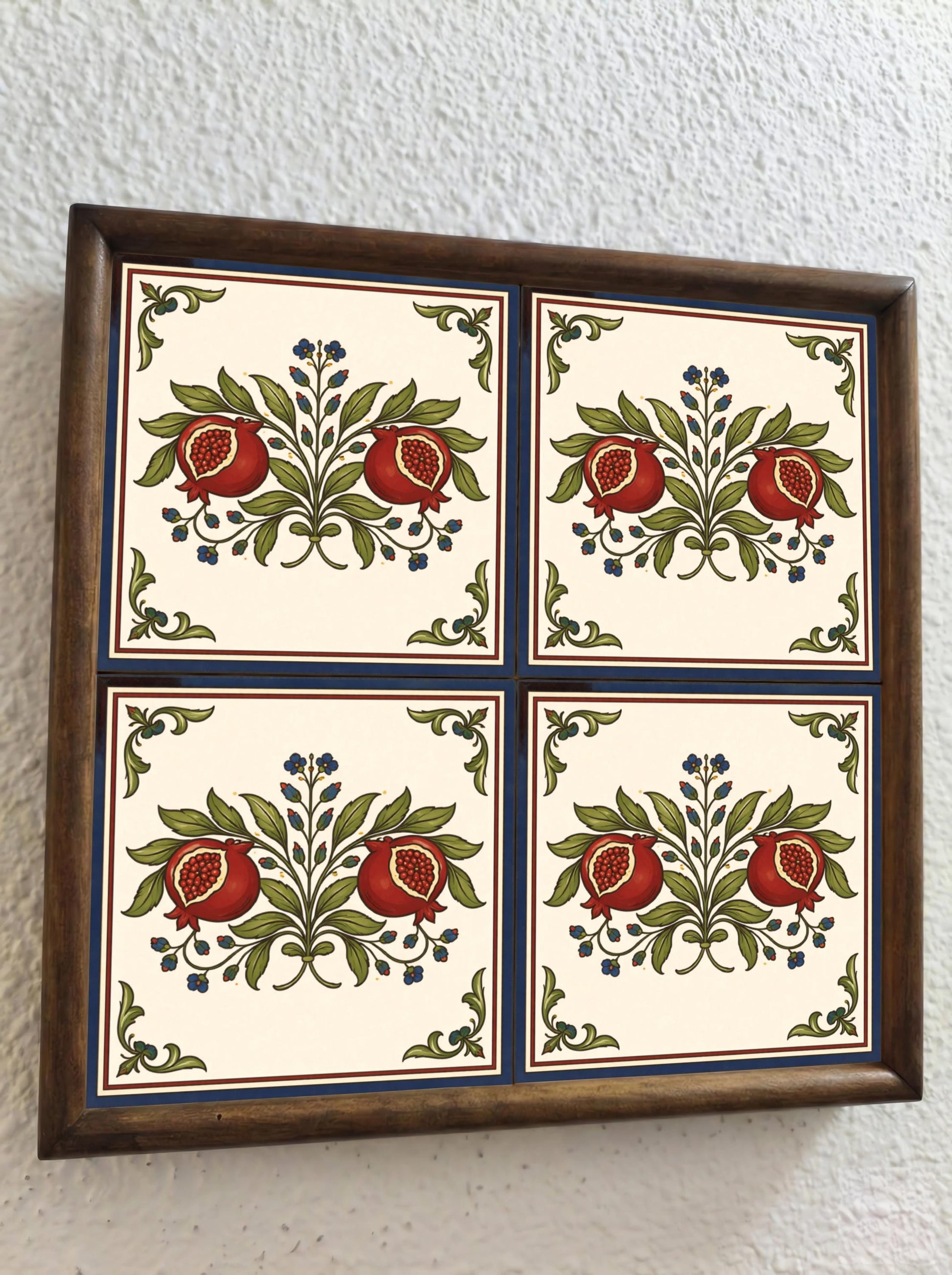 Azulejo-Fliese Granatapfel, Spanien Granatapfel — Maurisch-andalusisches Muster