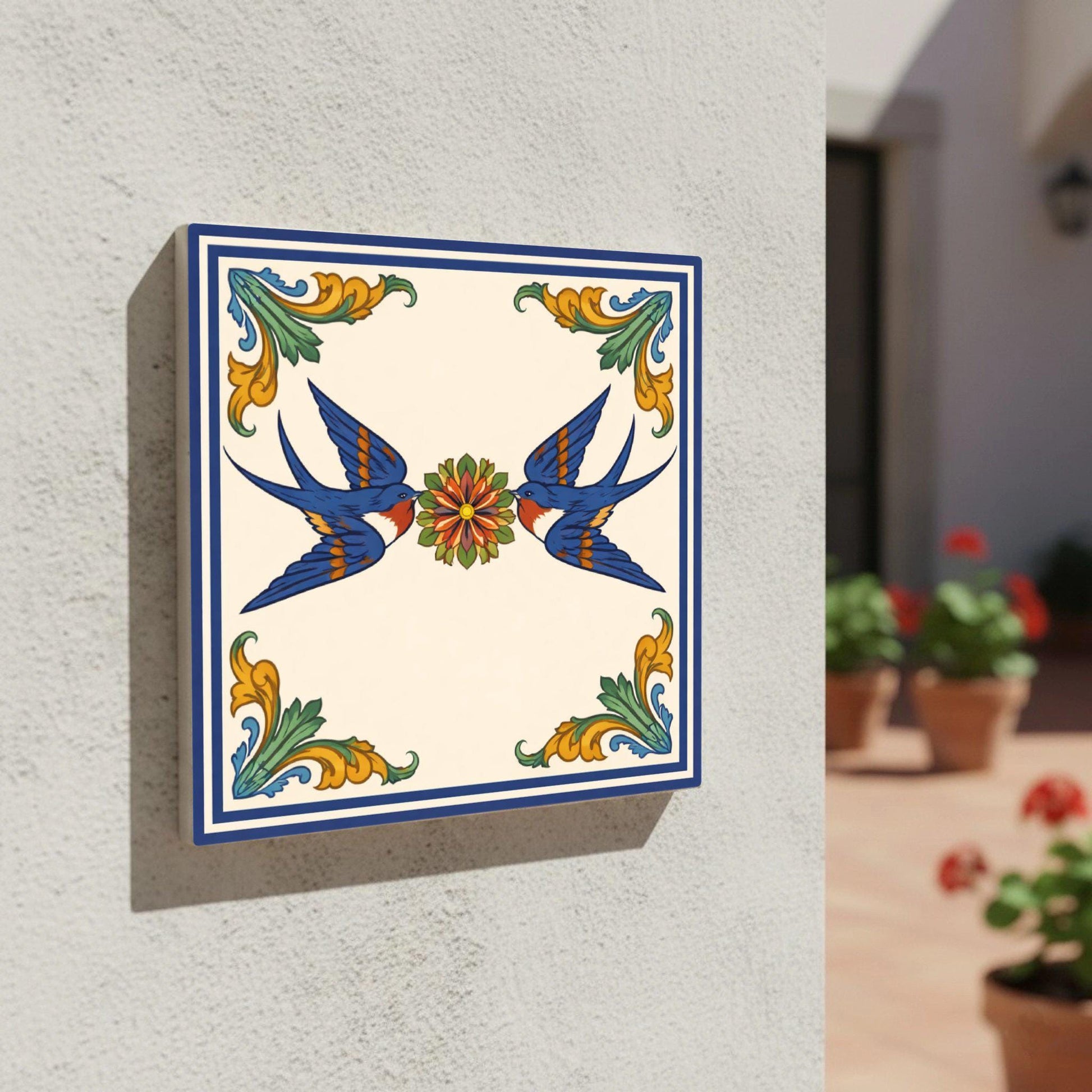 Azulejo De la Reina Swallow de Talavera