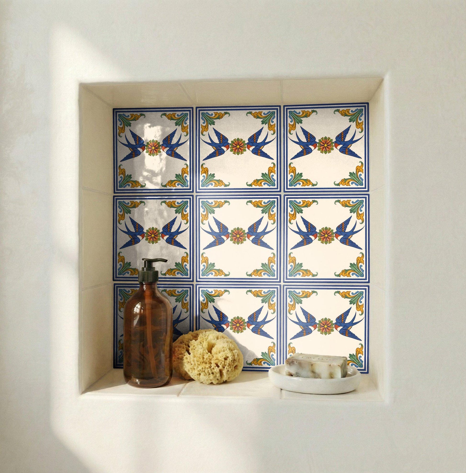Azulejo De la Reina Swallow de Talavera