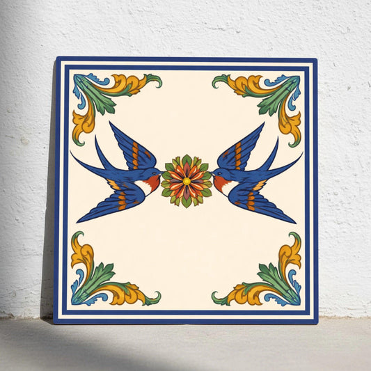 Azulejo De la Reina Swallow de Talavera