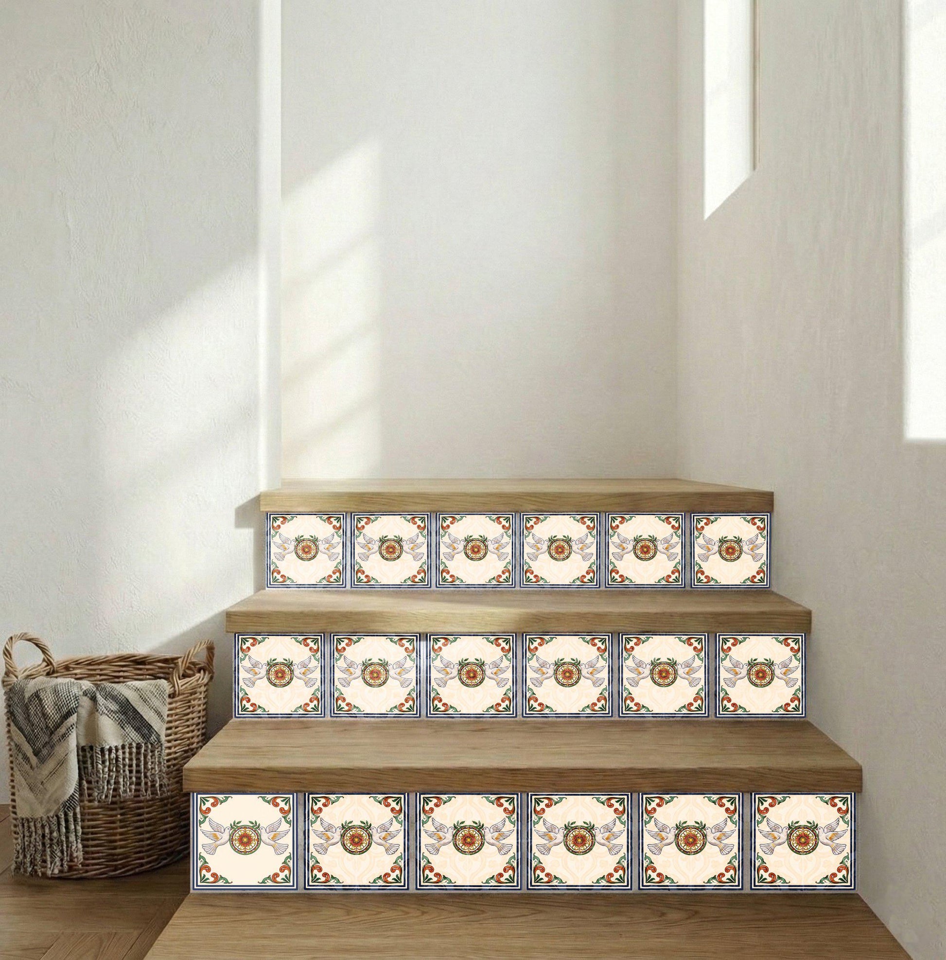 Meissen, Germany Dove — Contemporary Geometric Décor Decorative Tile