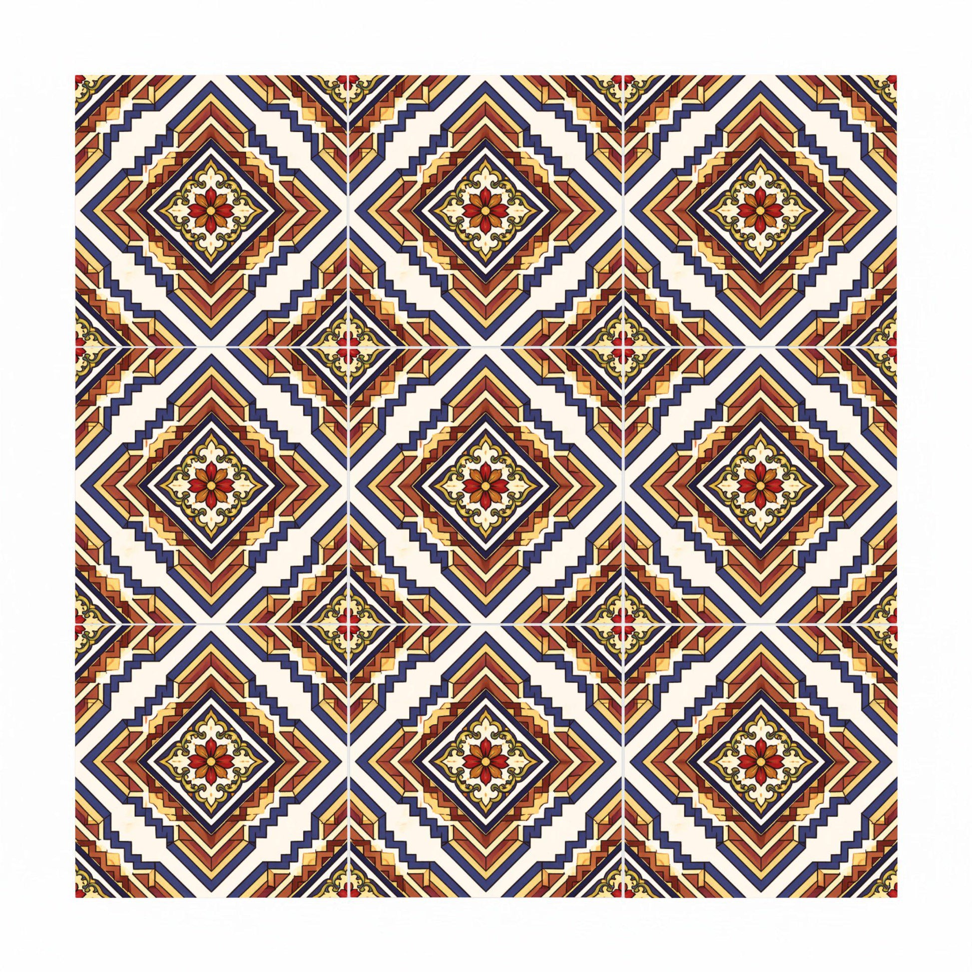 Sahara di Eredità Tradizionale · Mattonella — Decoro Geometrico Contemporaneo