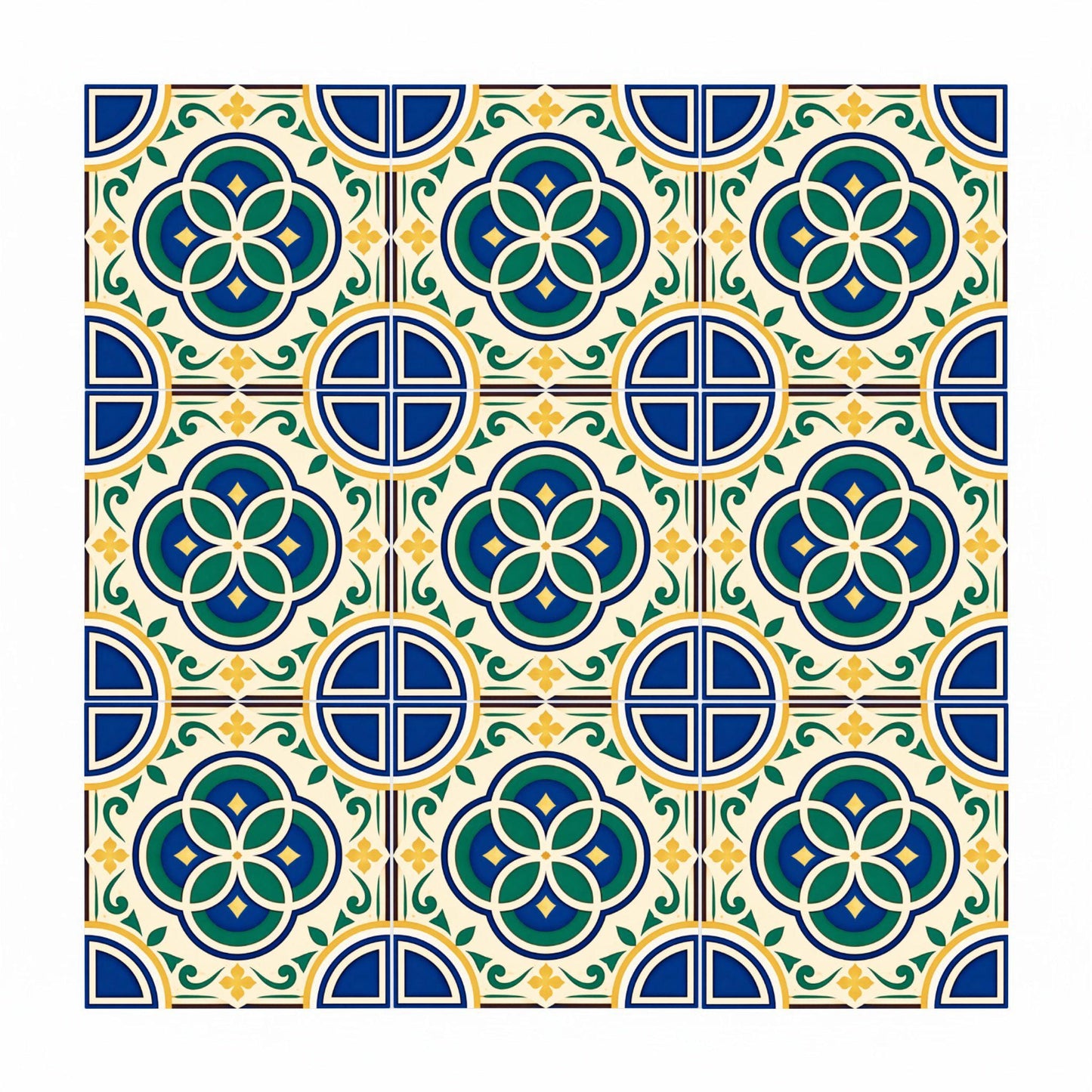 Cuatrifolio Mediterranean — Mediterranean Kitchen Tile Decorative Tile