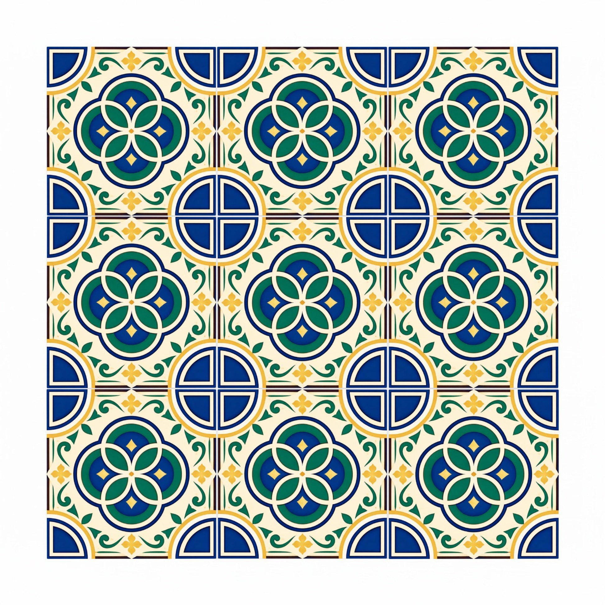 Cuatrifolio Mediterranean — Mediterranean Kitchen Tile Decorative Tile