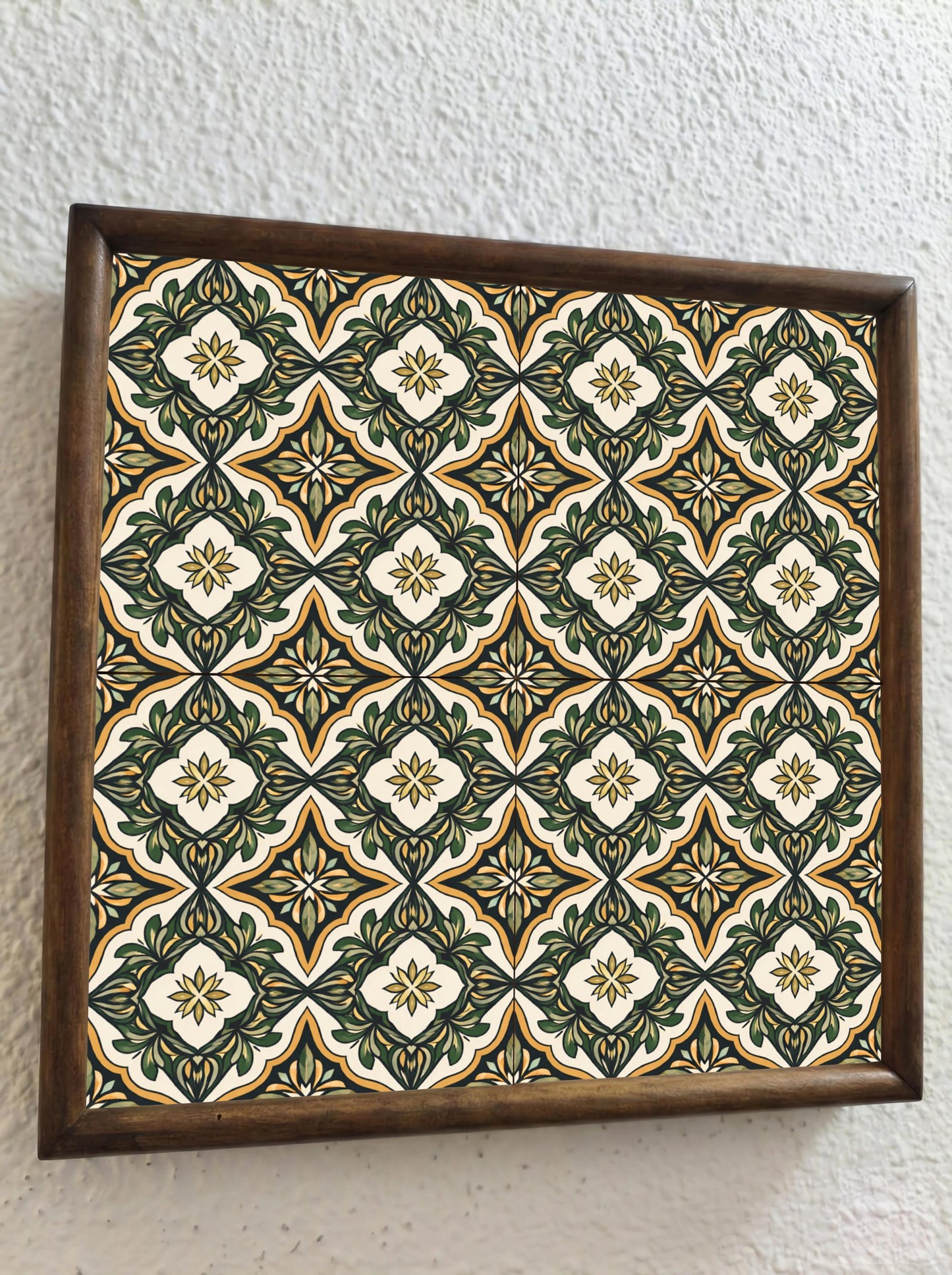 Azulejo Olivo Grove de herencia tradicional