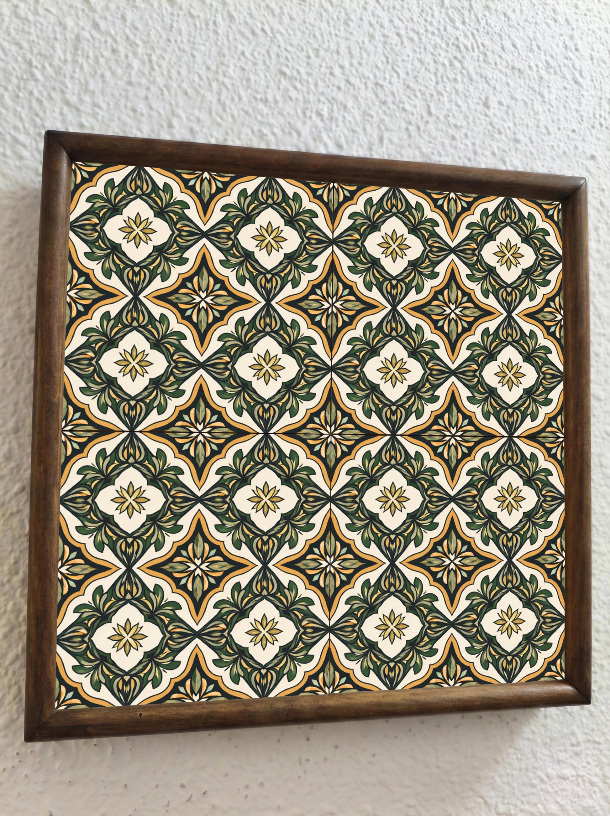 Azulejo Olivo Grove de herencia tradicional