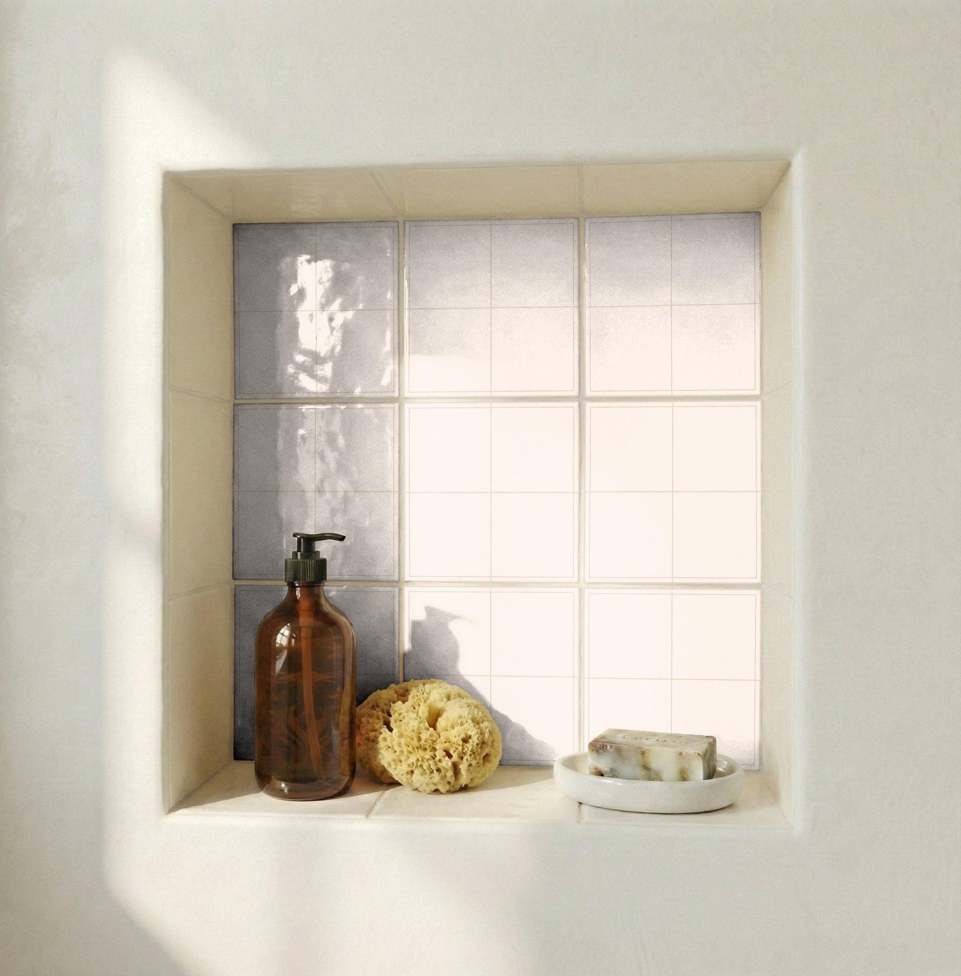 Mediterranean Minimalist · Ceramic Wall Tile — Coastal Mediterranean Décor