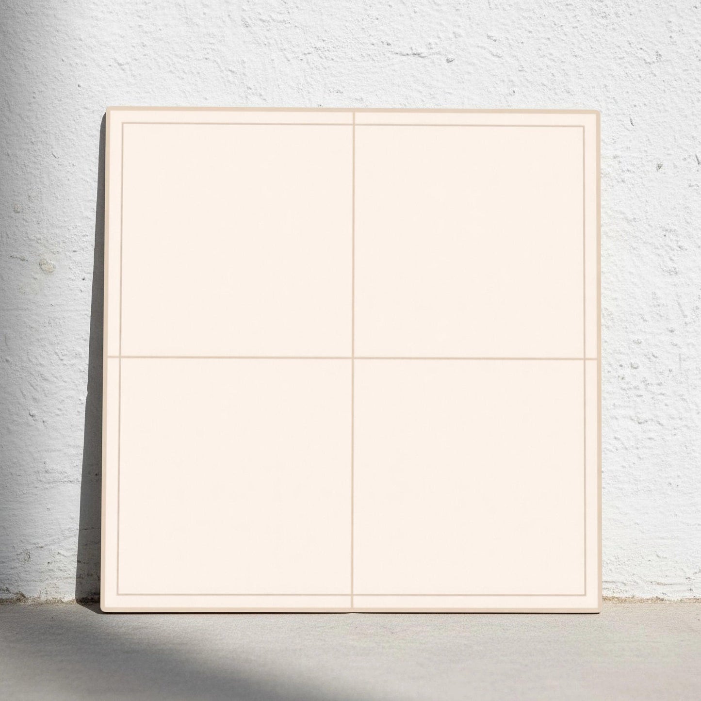 Mediterranean Minimalist · Ceramic Wall Tile — Coastal Mediterranean Décor