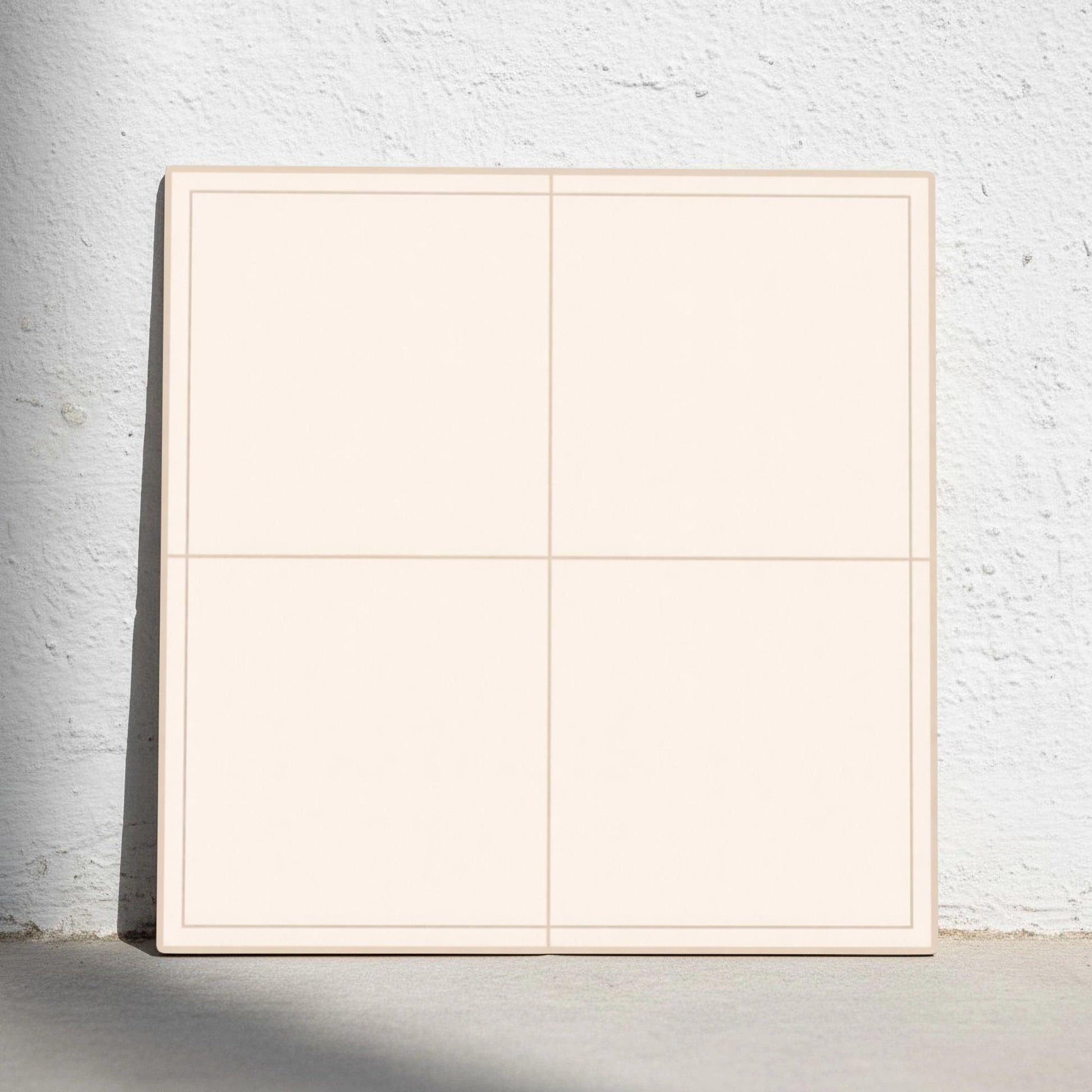 Mediterranean Minimalist · Ceramic Wall Tile — Coastal Mediterranean Décor