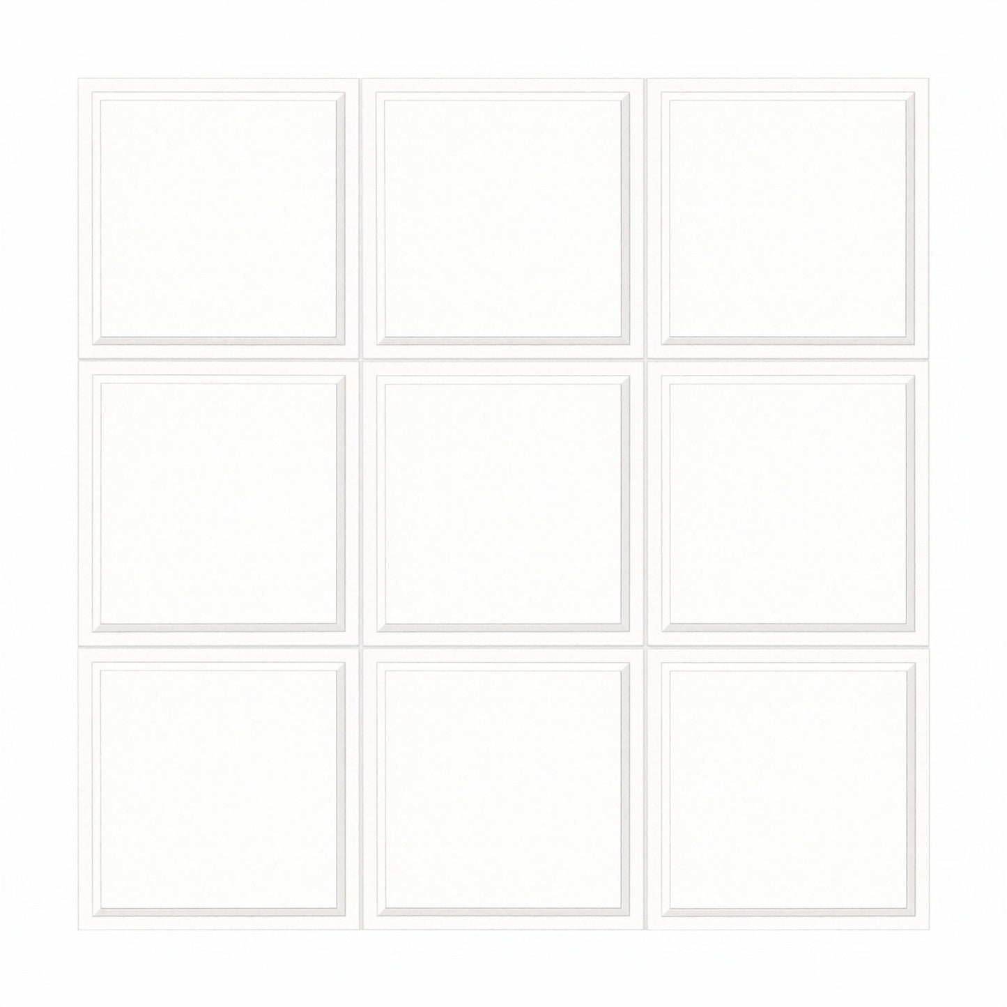 White Architectural Frame — Timeless Decorative Design Decorative Tile