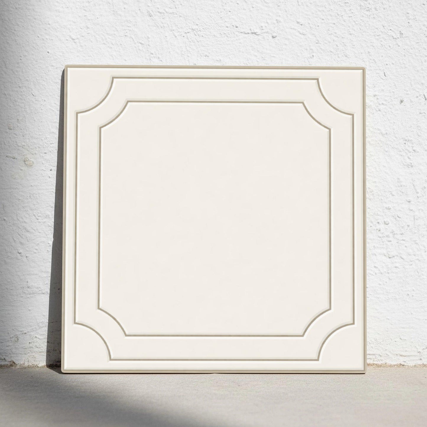Ceramic Tile Suave marfil arquitectónico — Vintage-Style Ornament
