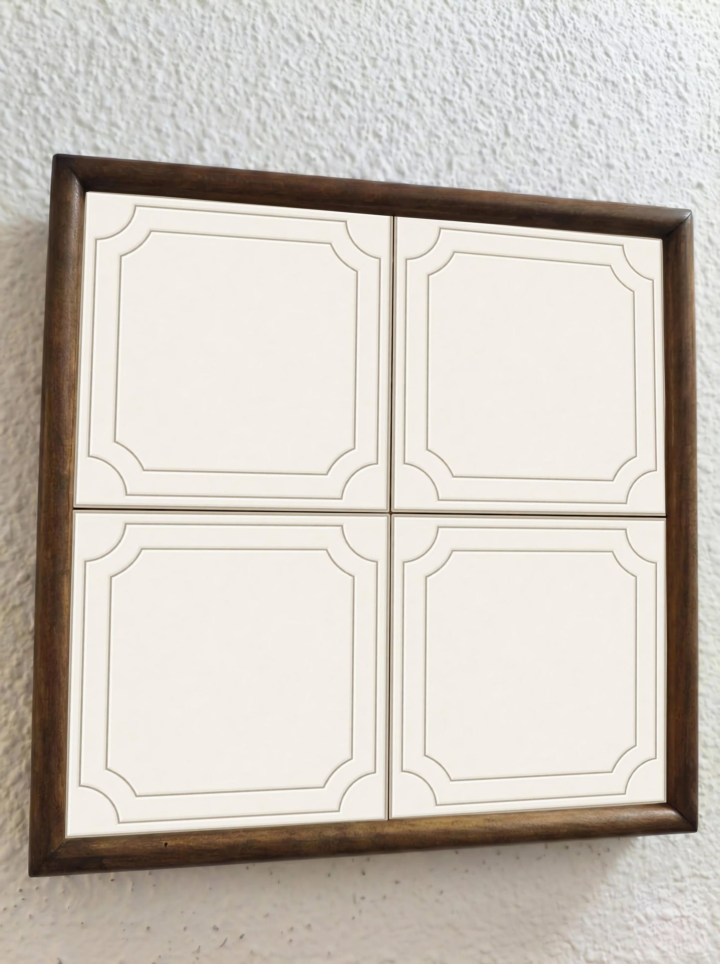 Ceramic Tile Suave marfil arquitectónico — Vintage-Style Ornament
