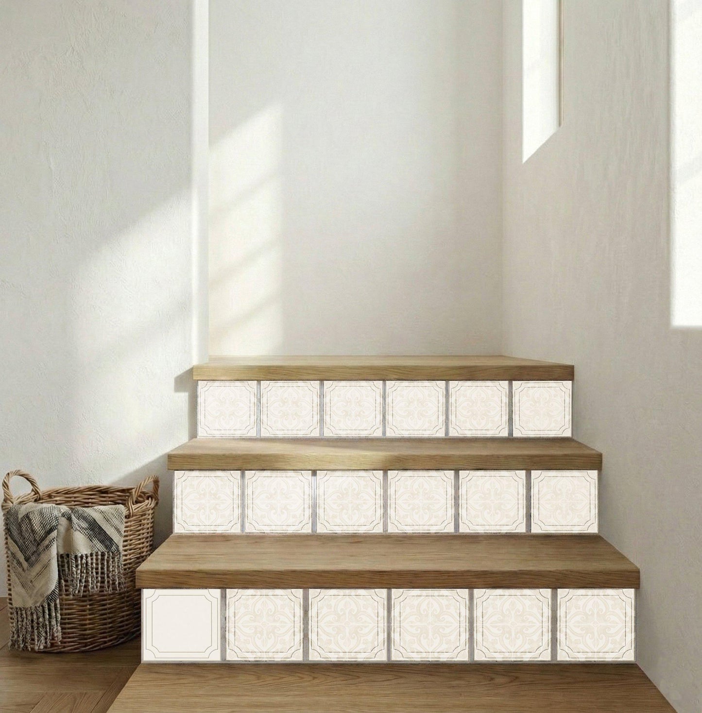Ceramic Tile Suave marfil arquitectónico — Vintage-Style Ornament