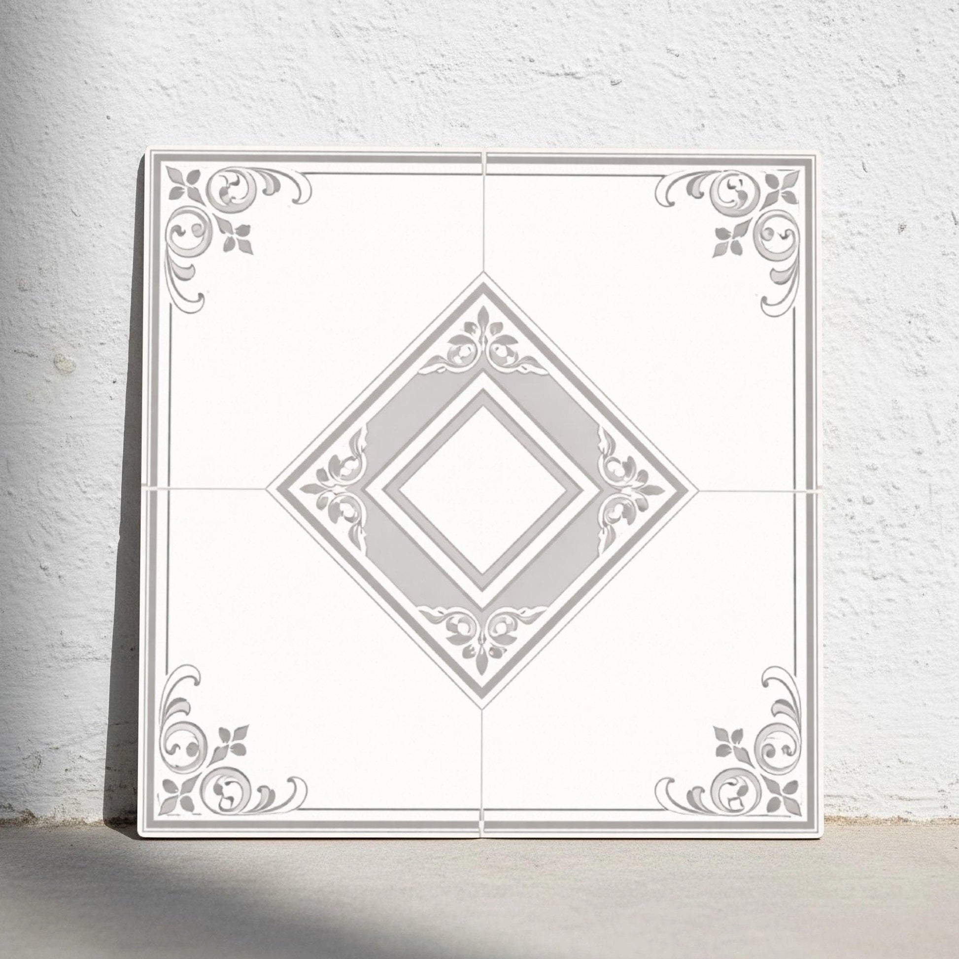 Azulejo-Fliese Parisian Klassisch — Dekoratives Traditionsmuster