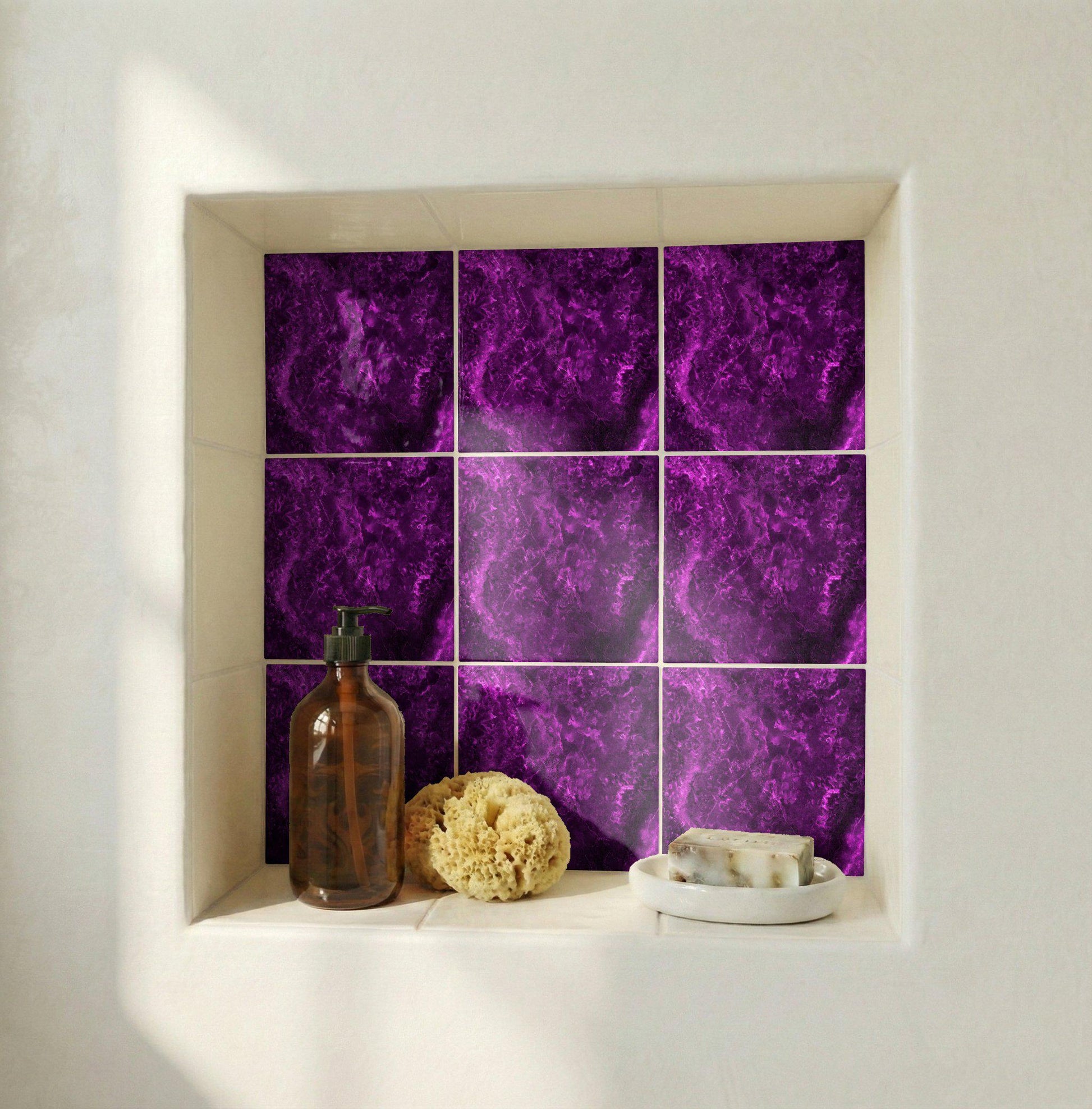 Azulejo Amethyst Glow