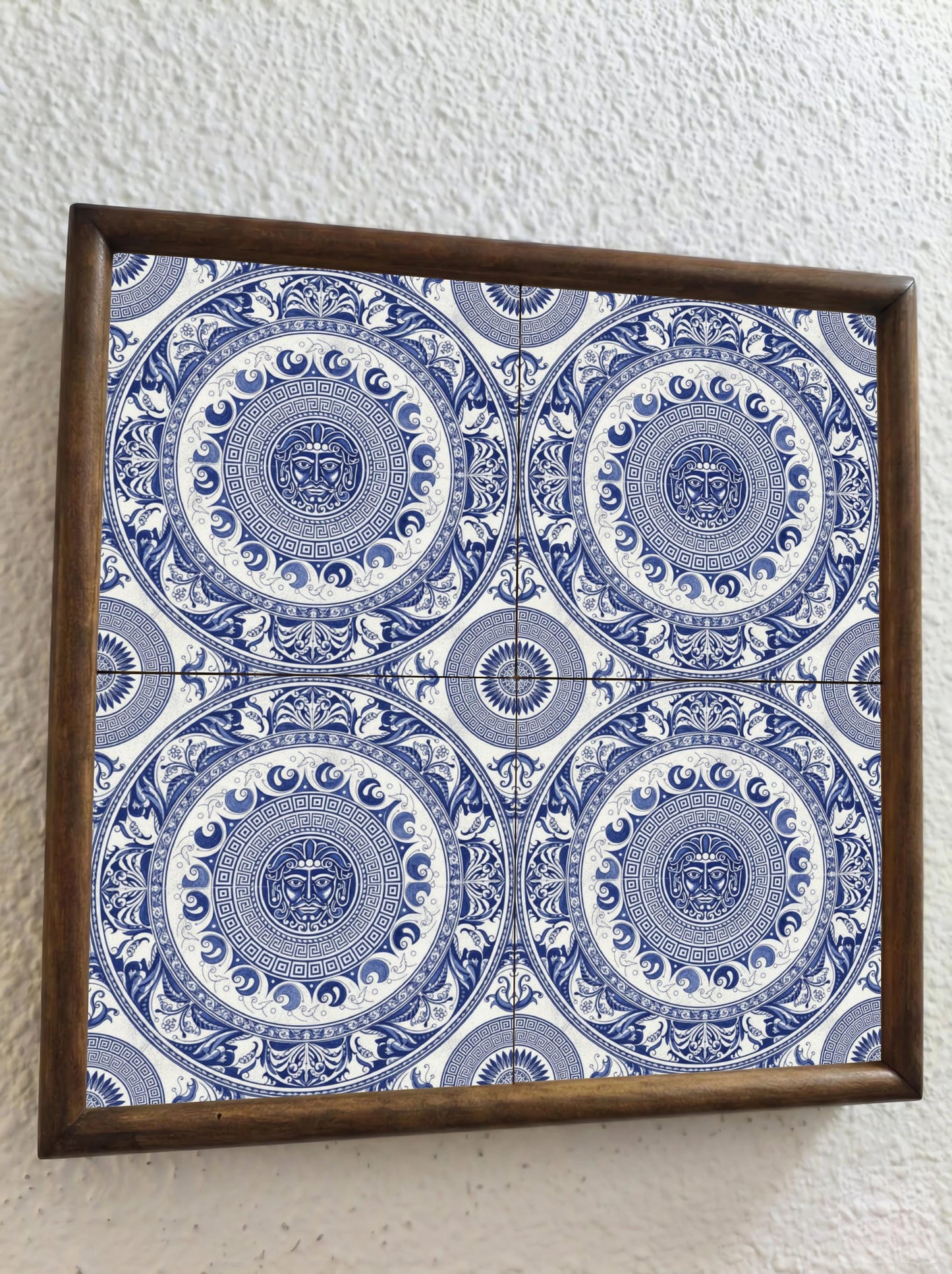 Azulejo Andean sol medallón