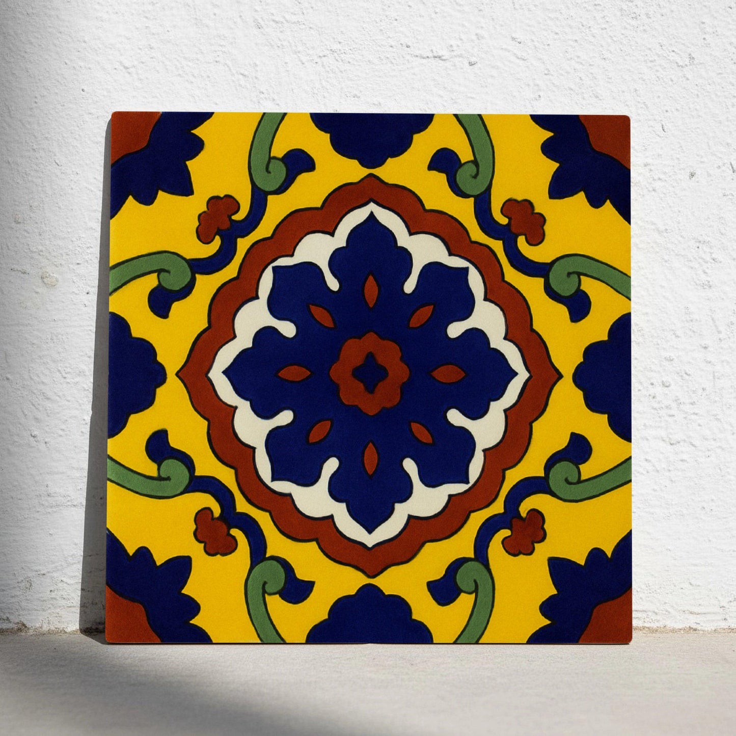 Fliese Mexikanische Talavera · Talavera-Volkskunst-Farben