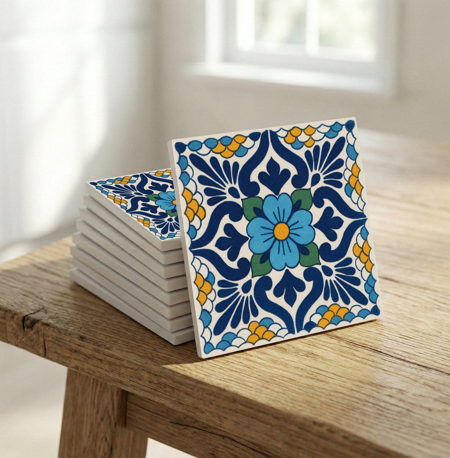 Fliese Mexikanische Talavera · Talavera-Volkskunst-Farben