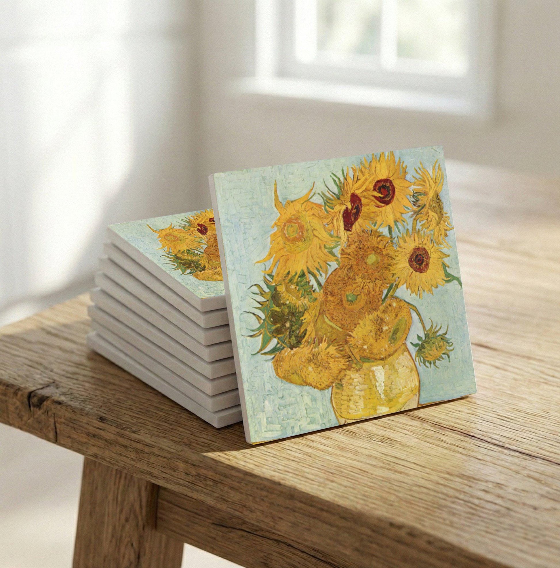Sunflowers — Museum Masterpiece Tile Decorative Tile