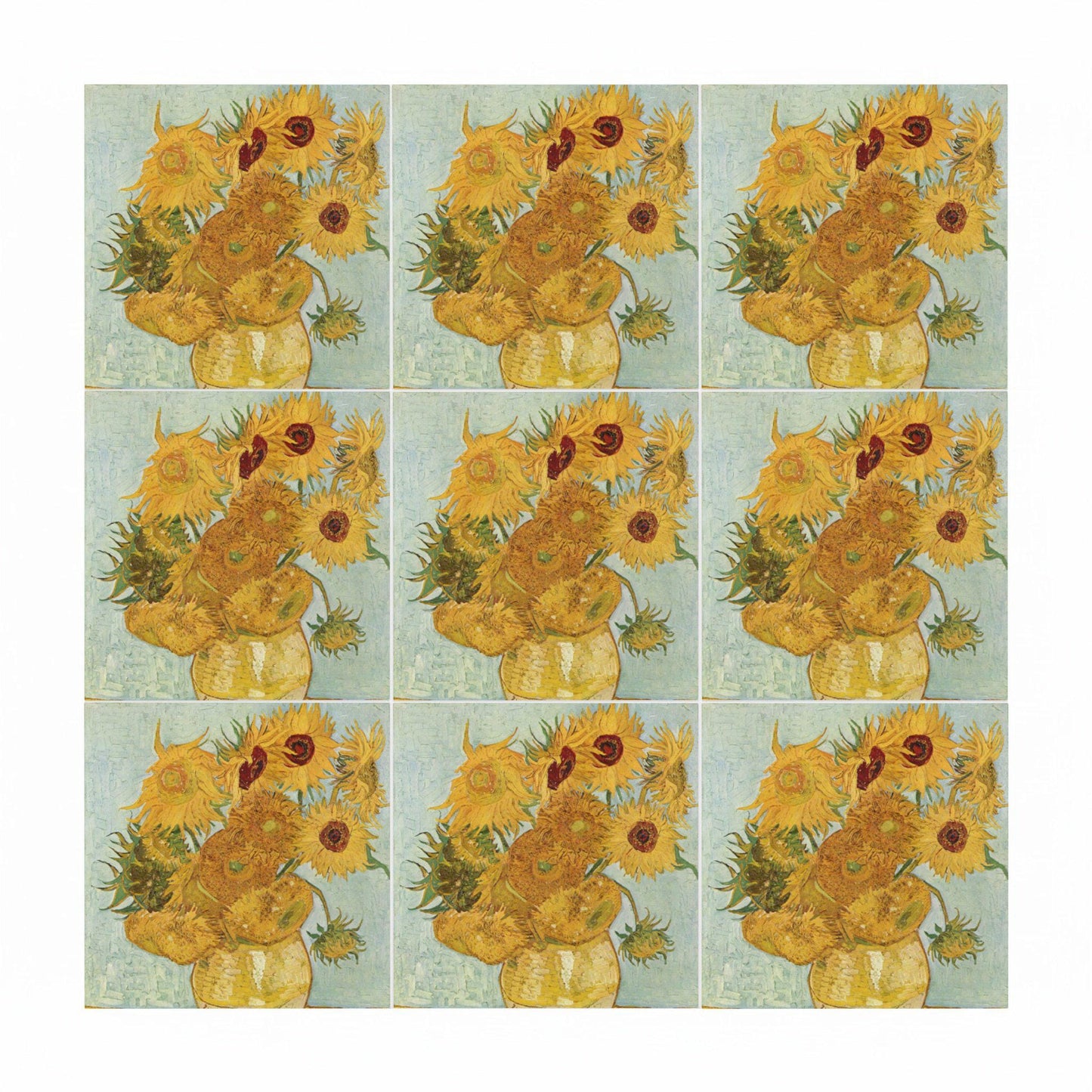Sunflowers — Museum Masterpiece Tile Decorative Tile