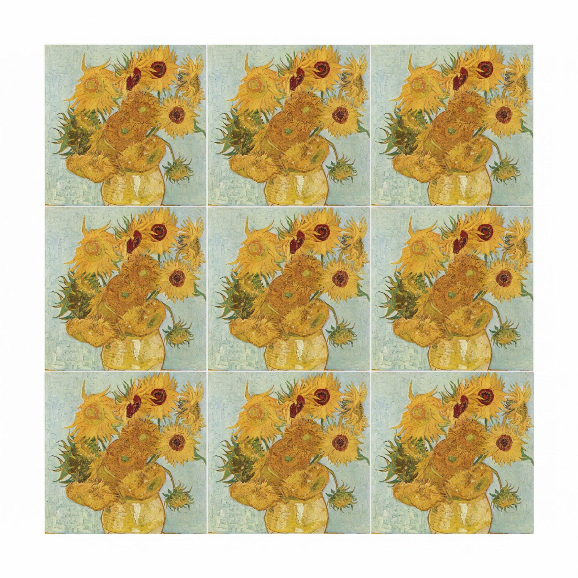 Sunflowers — Museum Masterpiece Tile Decorative Tile