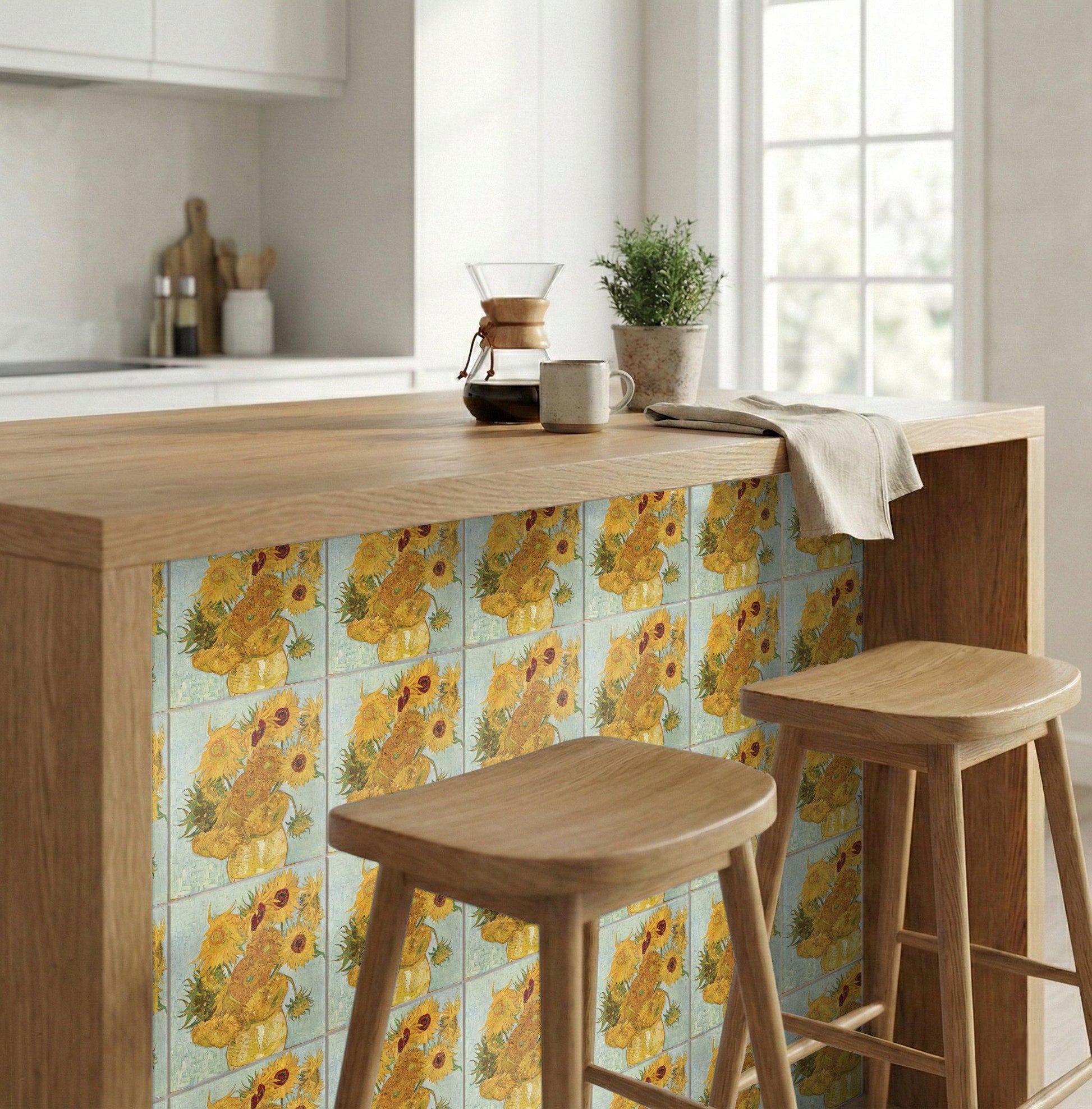 Sunflowers — Museum Masterpiece Tile Decorative Tile