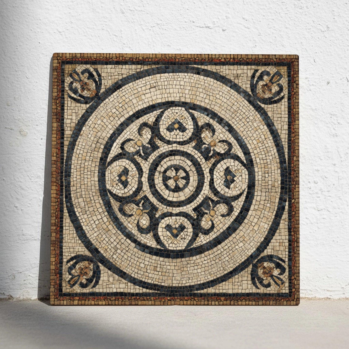 Azulejo-Fliese Römisch Mosaik Stil — Modernes geometrisches Design