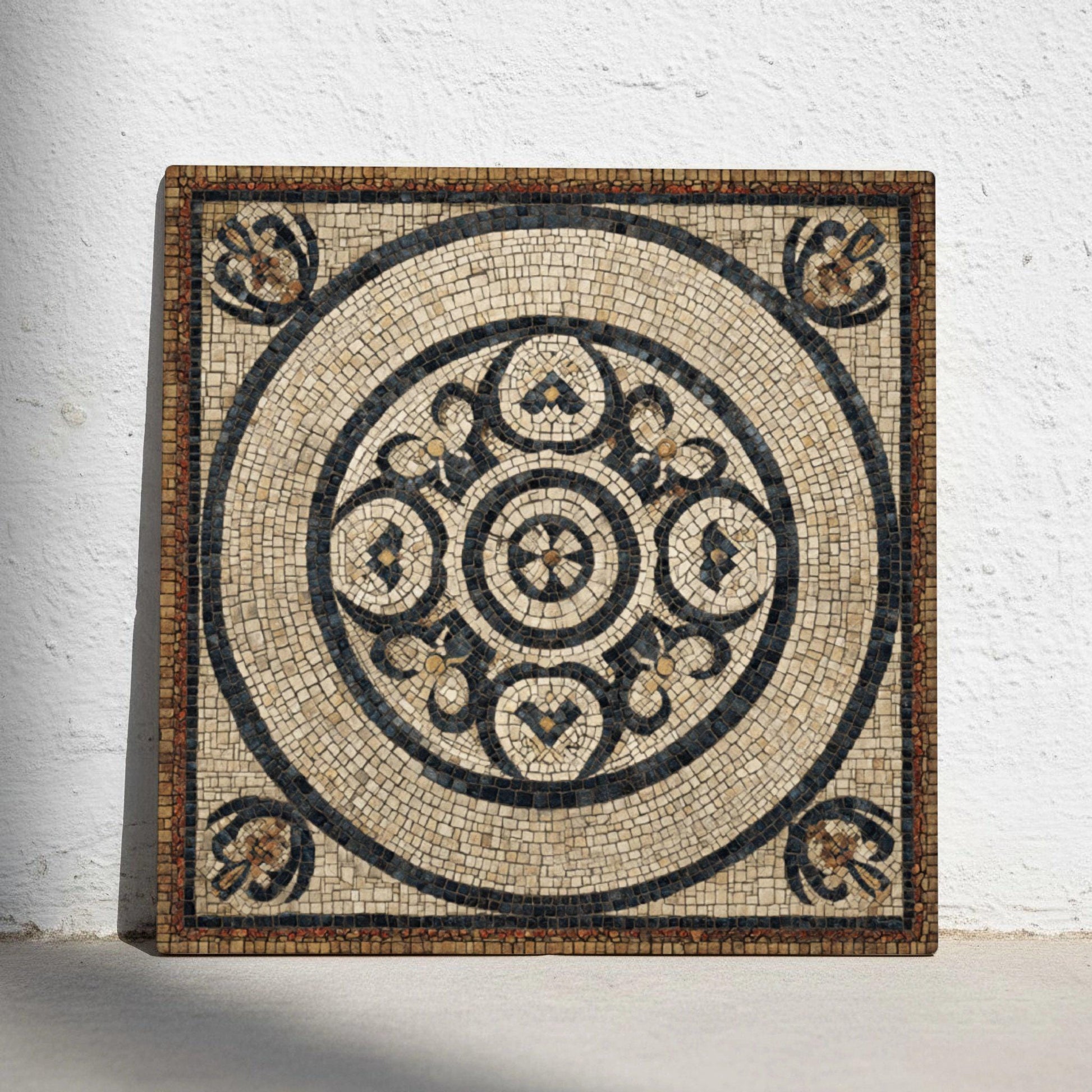 Azulejo-Fliese Römisch Mosaik Stil — Modernes geometrisches Design