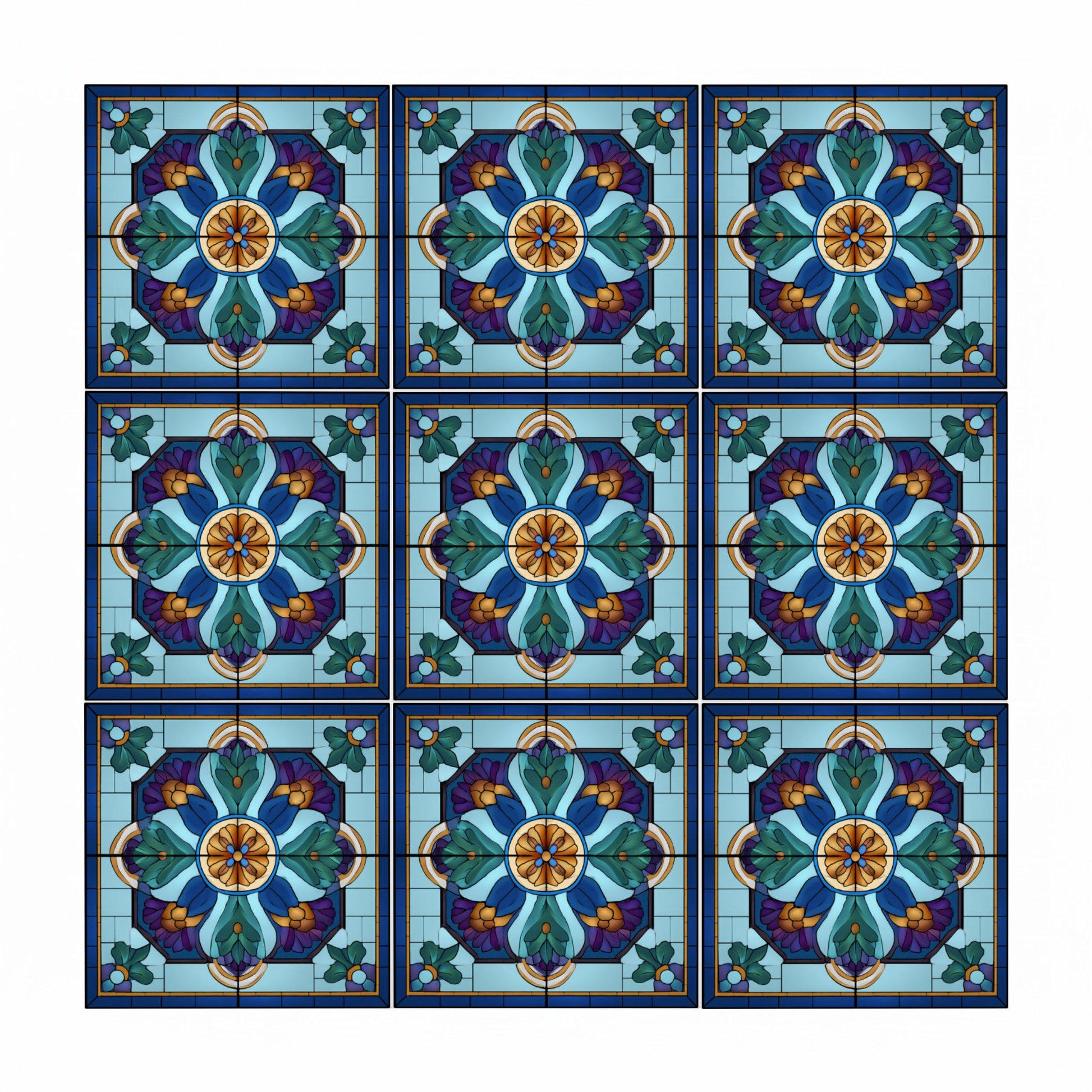 Fliese Chartres Inspiriert · Präzise Linien-Geometrie