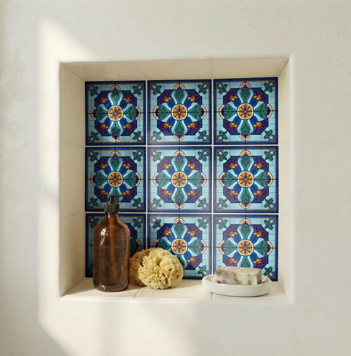 Fliese Chartres Inspiriert · Präzise Linien-Geometrie