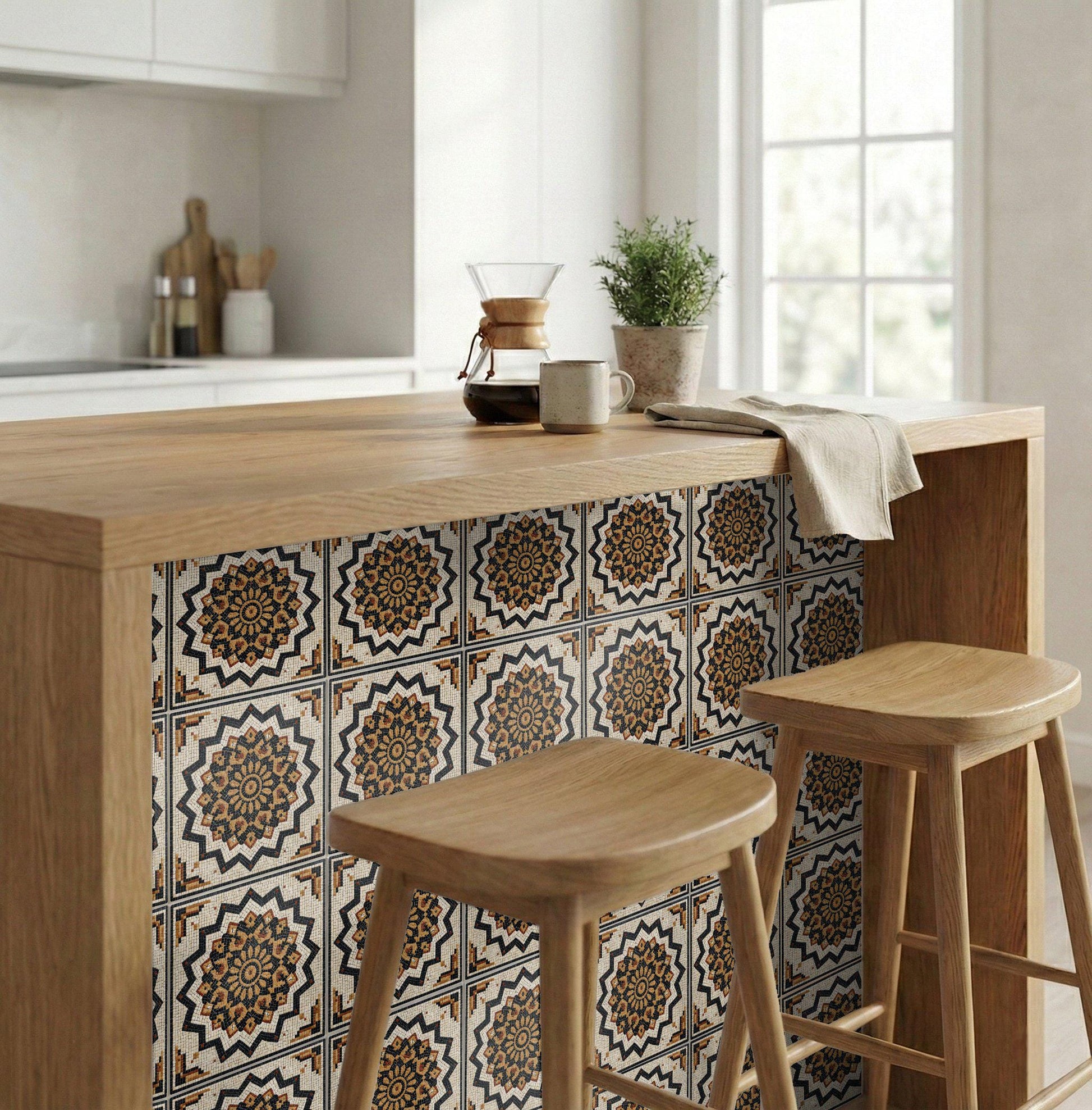 Sarajevo Mosaic — Geometric Pattern Ceramic Tile