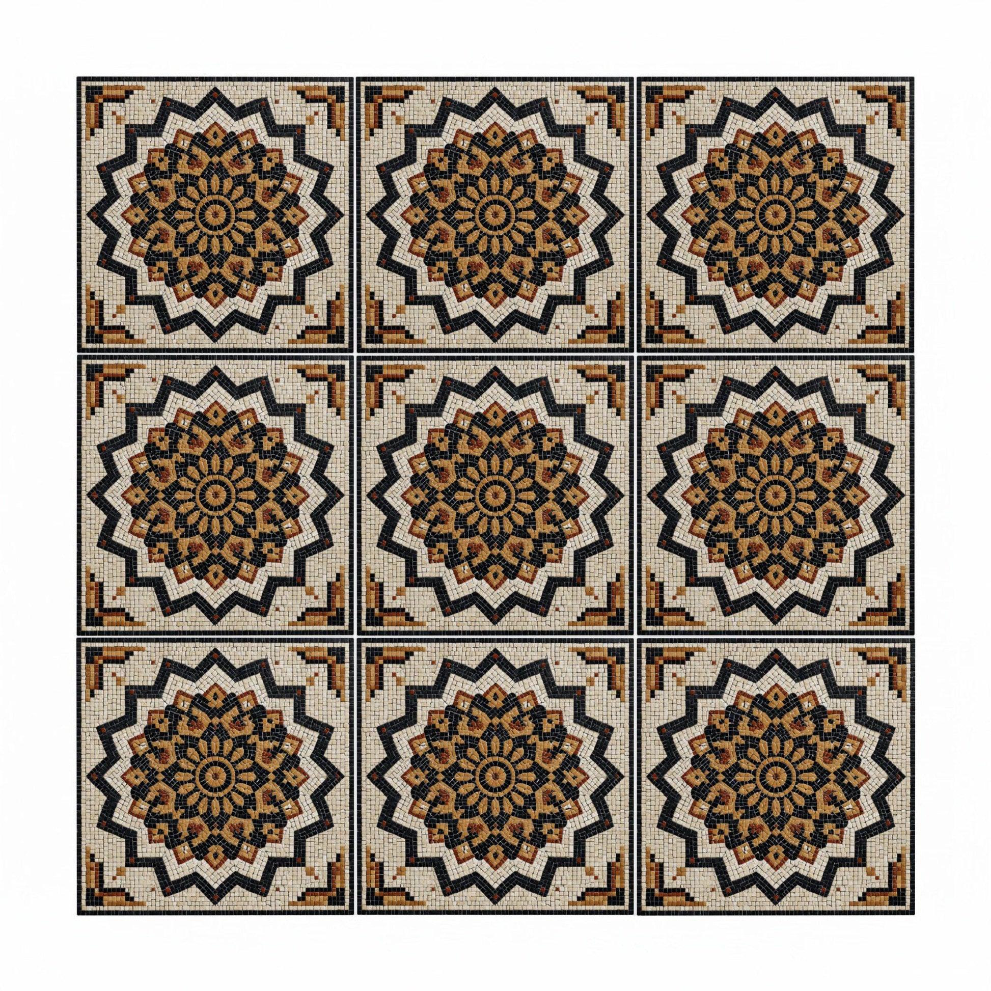 Sarajevo Mosaic — Geometric Pattern Ceramic Tile