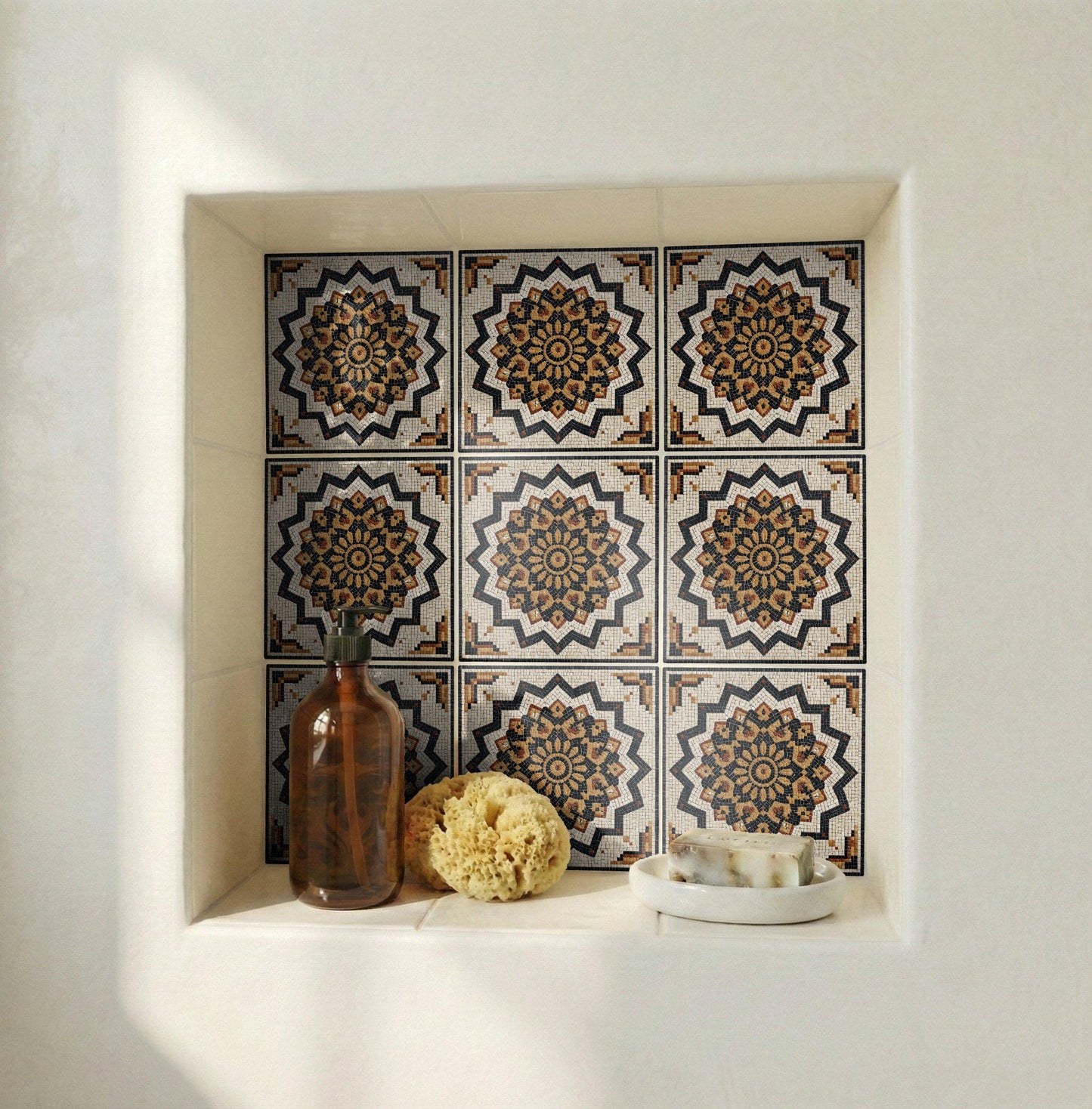 Sarajevo Mosaic — Geometric Pattern Ceramic Tile