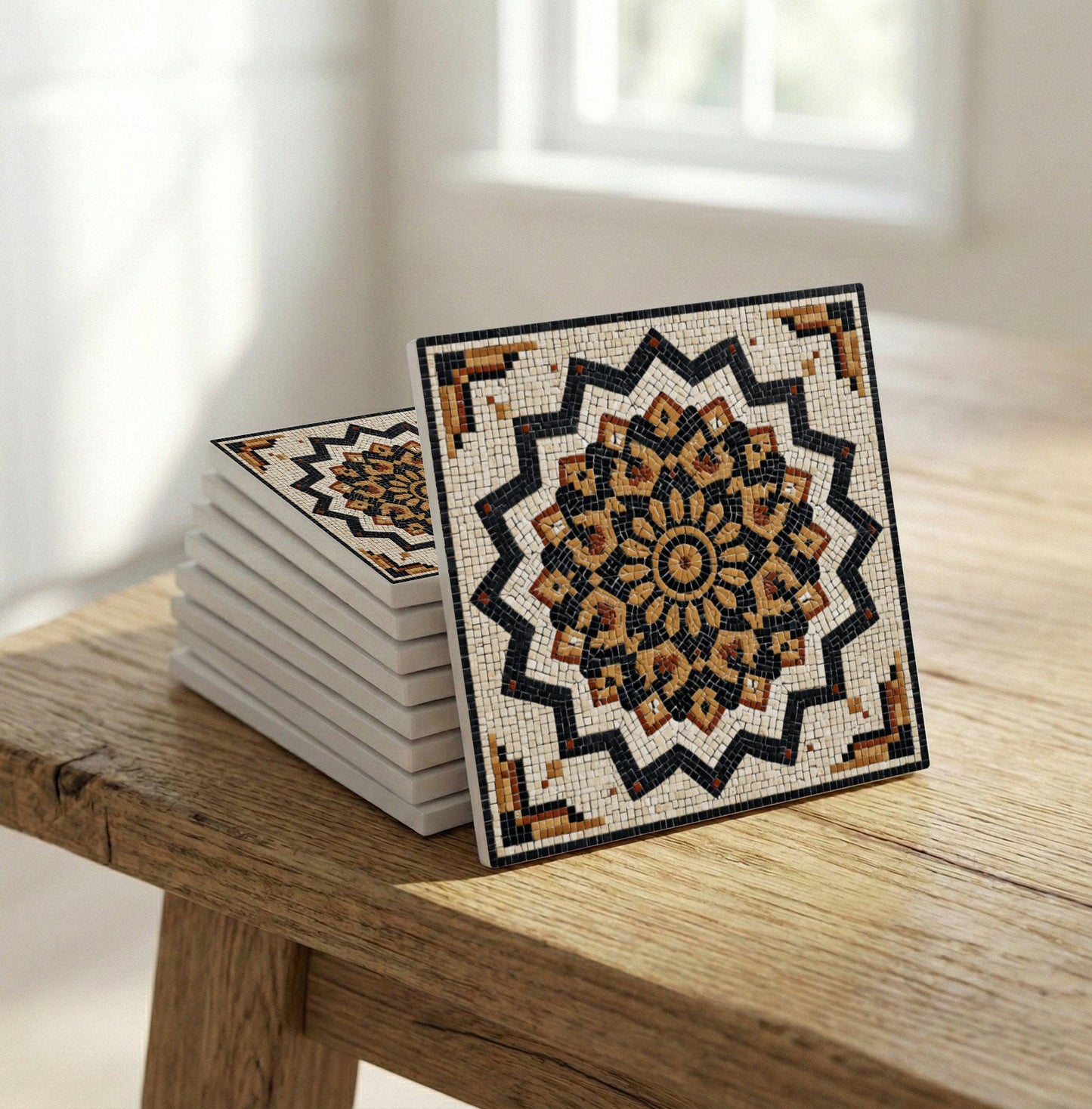 Sarajevo Mosaic — Geometric Pattern Ceramic Tile