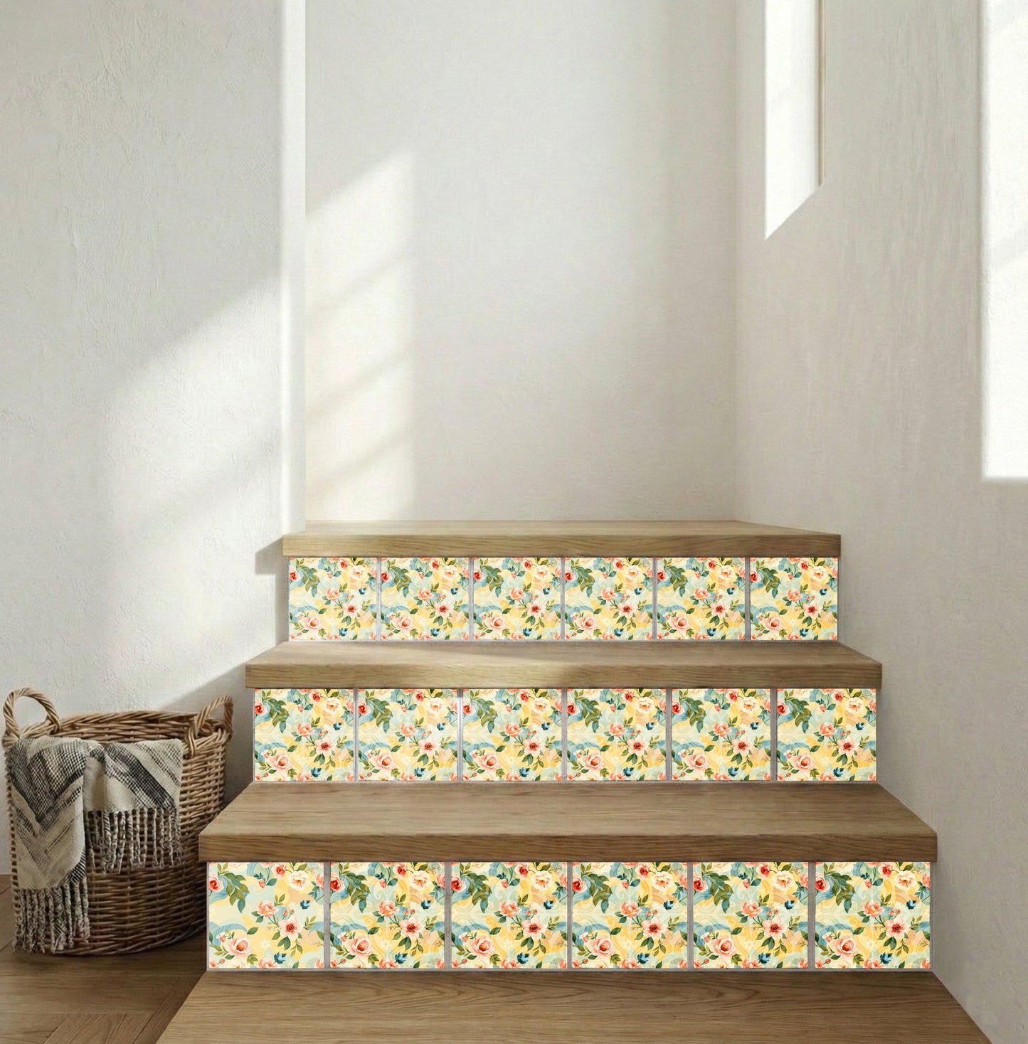 Azulejo Pastel floral