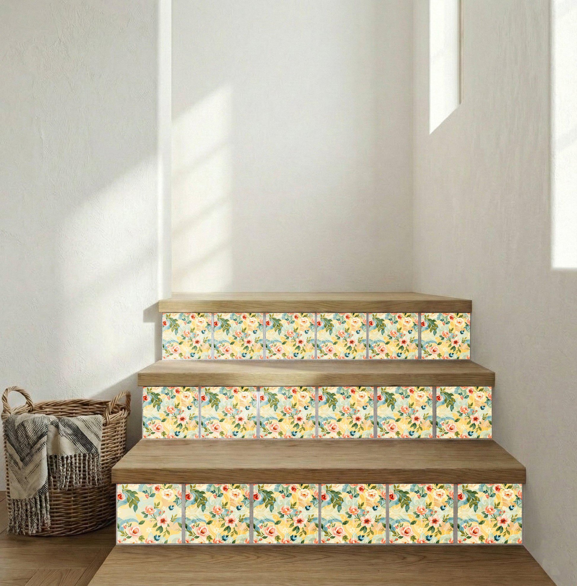 Azulejo Pastel floral