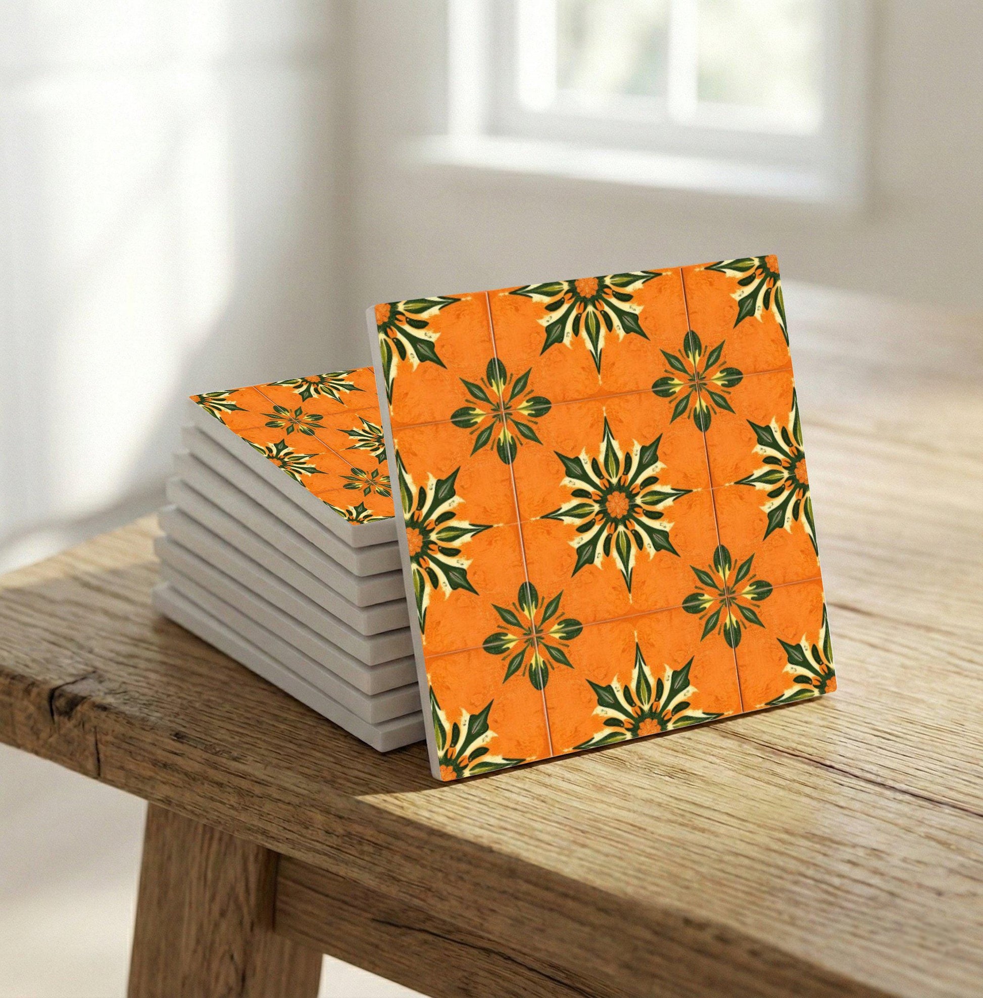 Cairo Desert Medallion — Modern Geometric Design Decorative Tile