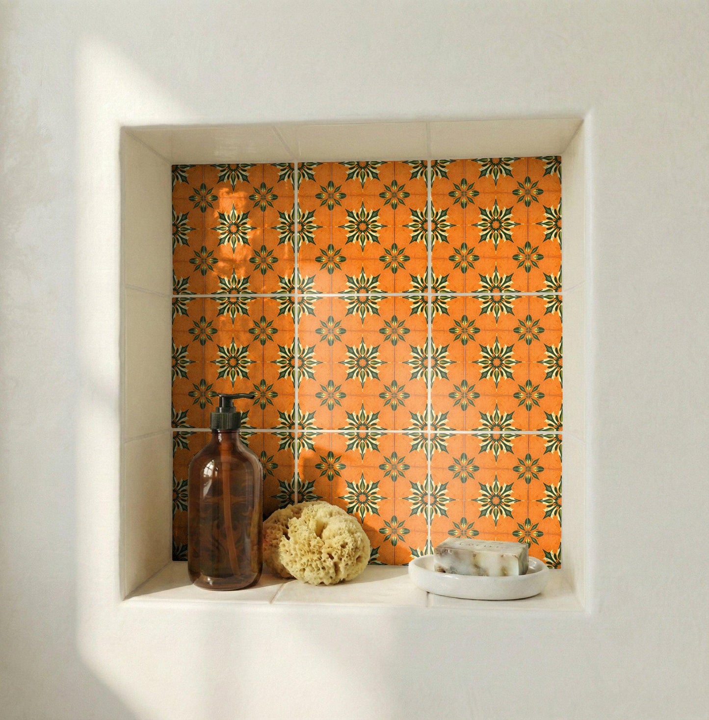 Cairo Desert Medallion — Modern Geometric Design Decorative Tile