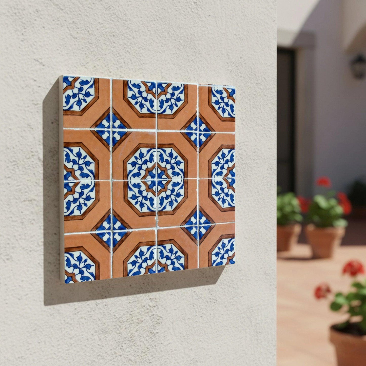 Azulejo Terracota celosía