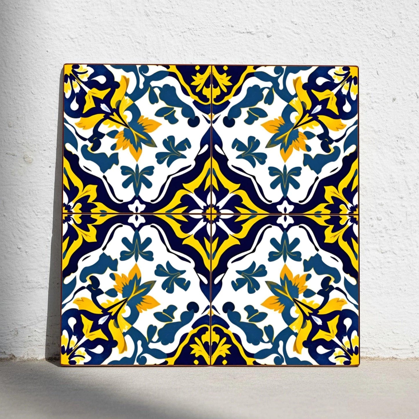Marseille Provençal · Keramik-Wandfliese — Ornament im Vintage-Stil
