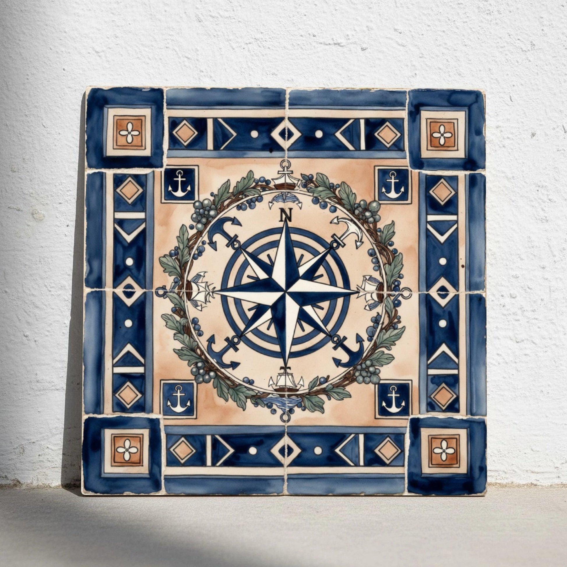 Piastrella Grand Marittimo Rosa dei Venti · Stile Mediterraneo