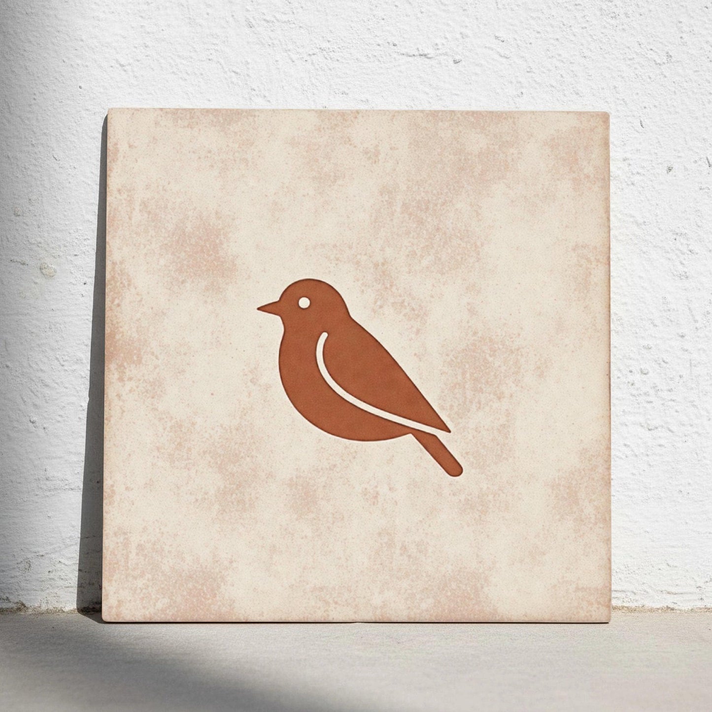 Vogel Minimalistisch · Keramik-Wandfliese — Zeitloses Dekor-Design