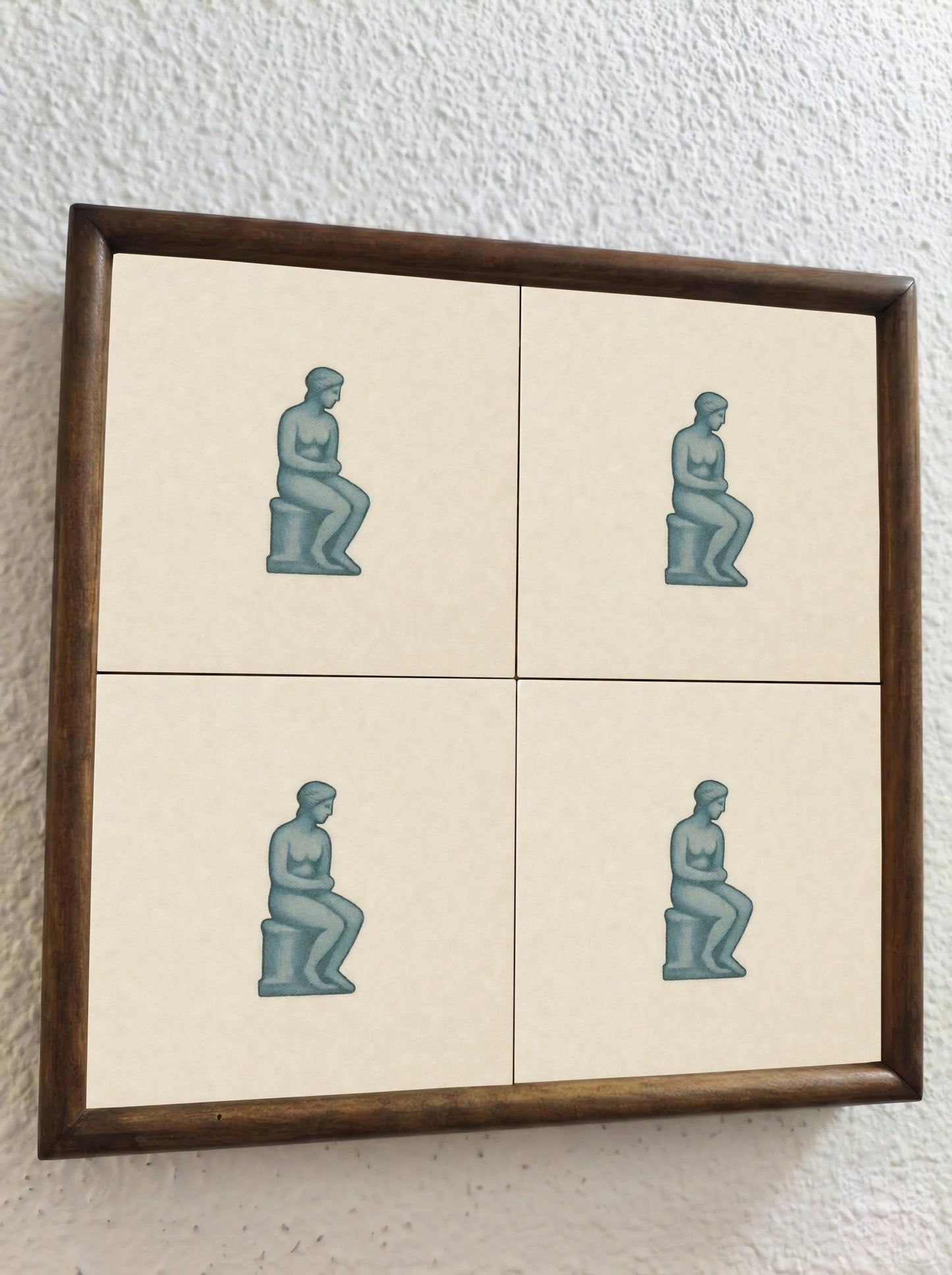 Ceramic Tile Figure Classic — Vintage-Style Ornament