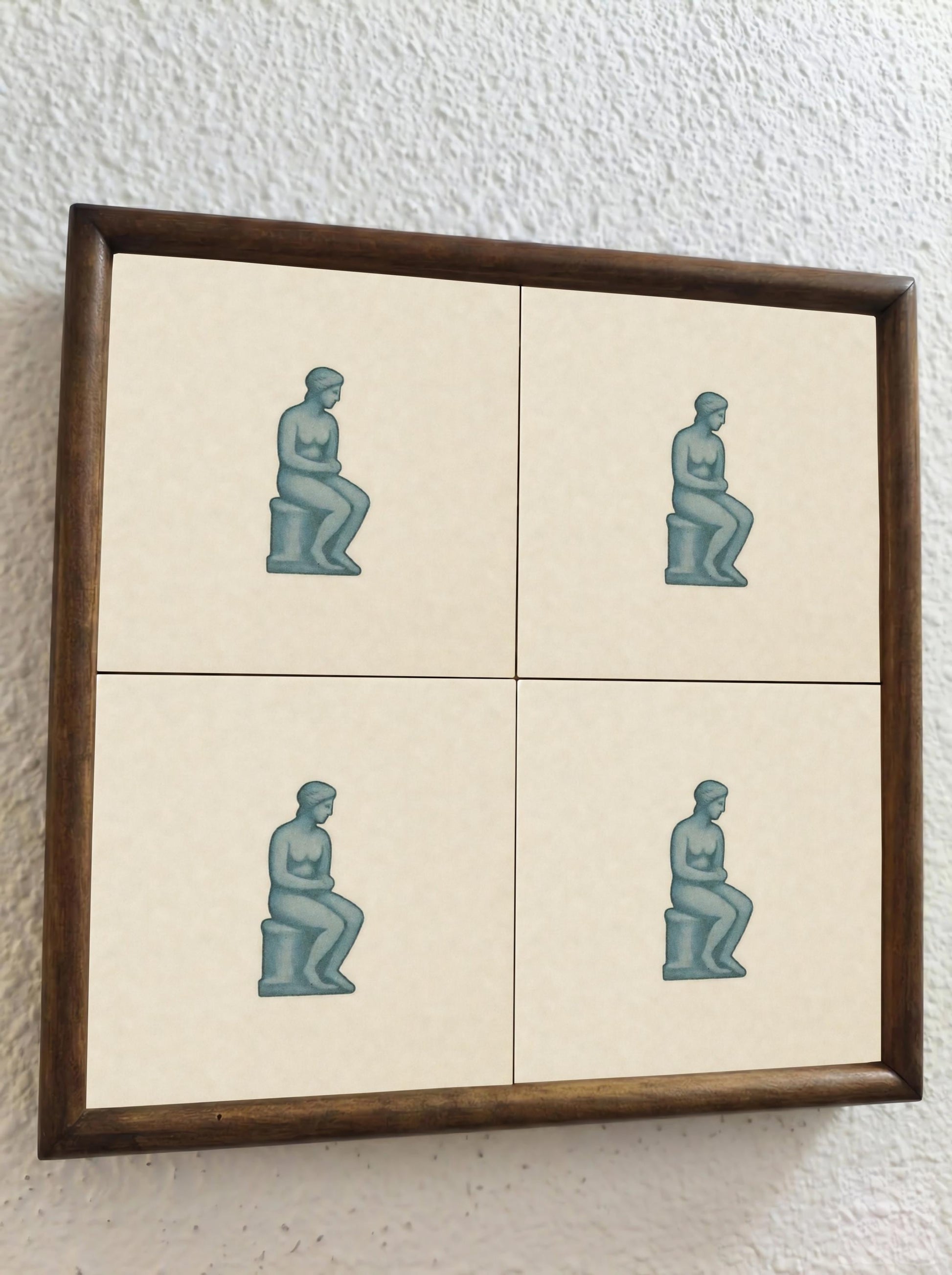 Ceramic Tile Figure Classic — Vintage-Style Ornament