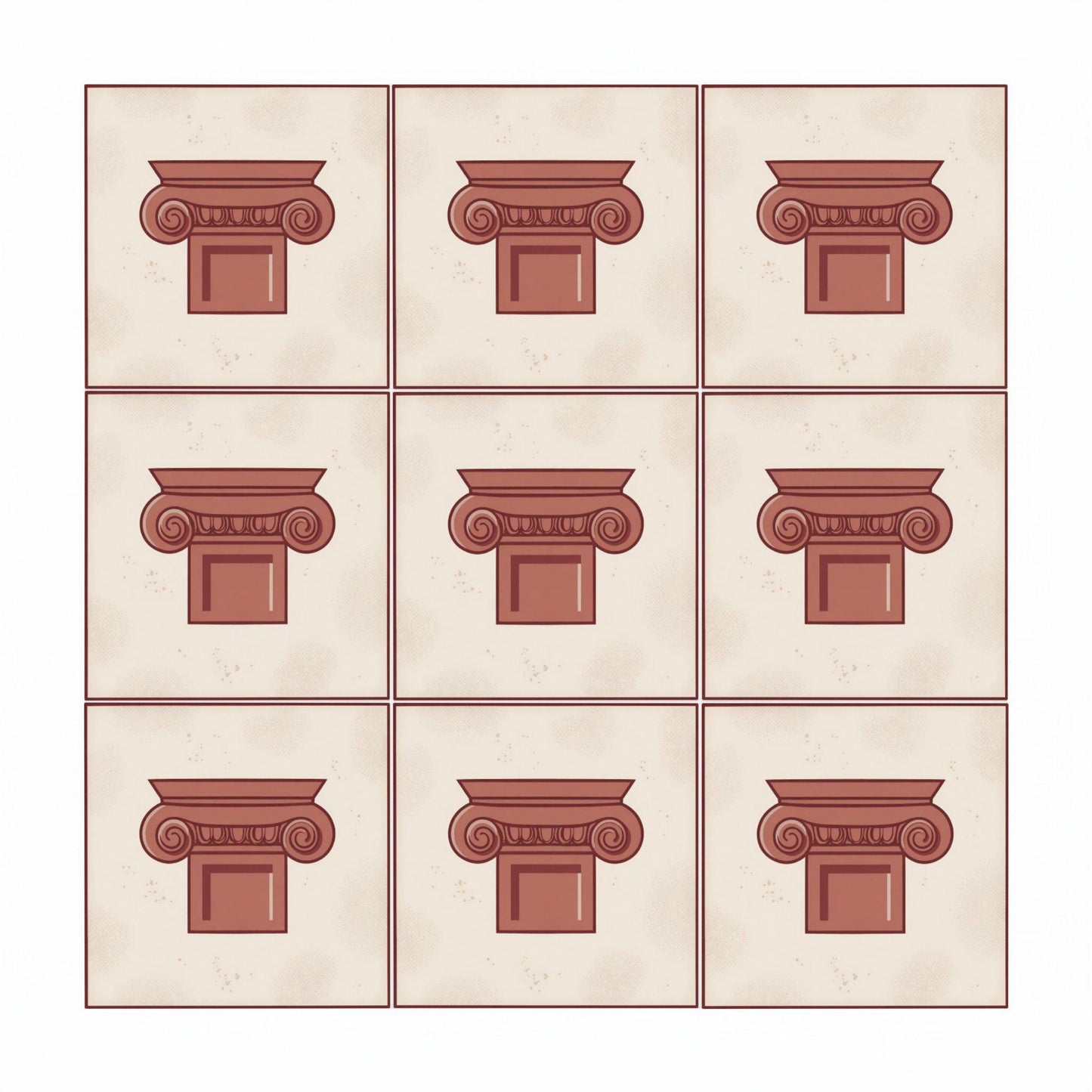 Columna Capital Classic — Mediterranean Kitchen Tile Decorative Tile