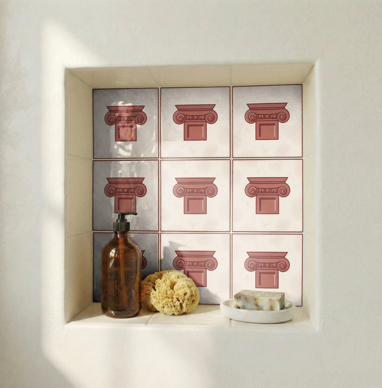 Columna Capital Classic — Mediterranean Kitchen Tile Decorative Tile