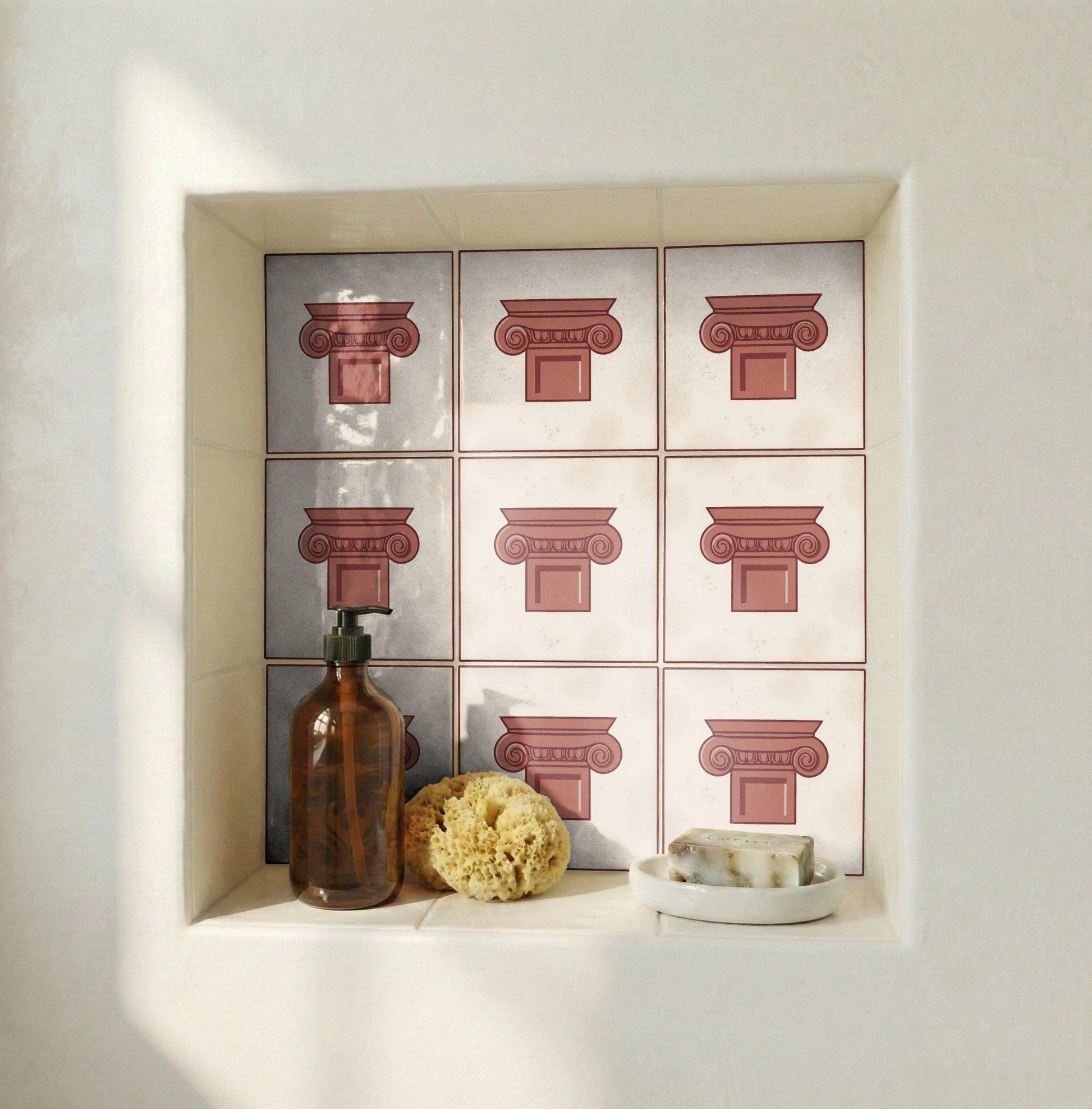 Columna Capital Classic — Mediterranean Kitchen Tile Decorative Tile