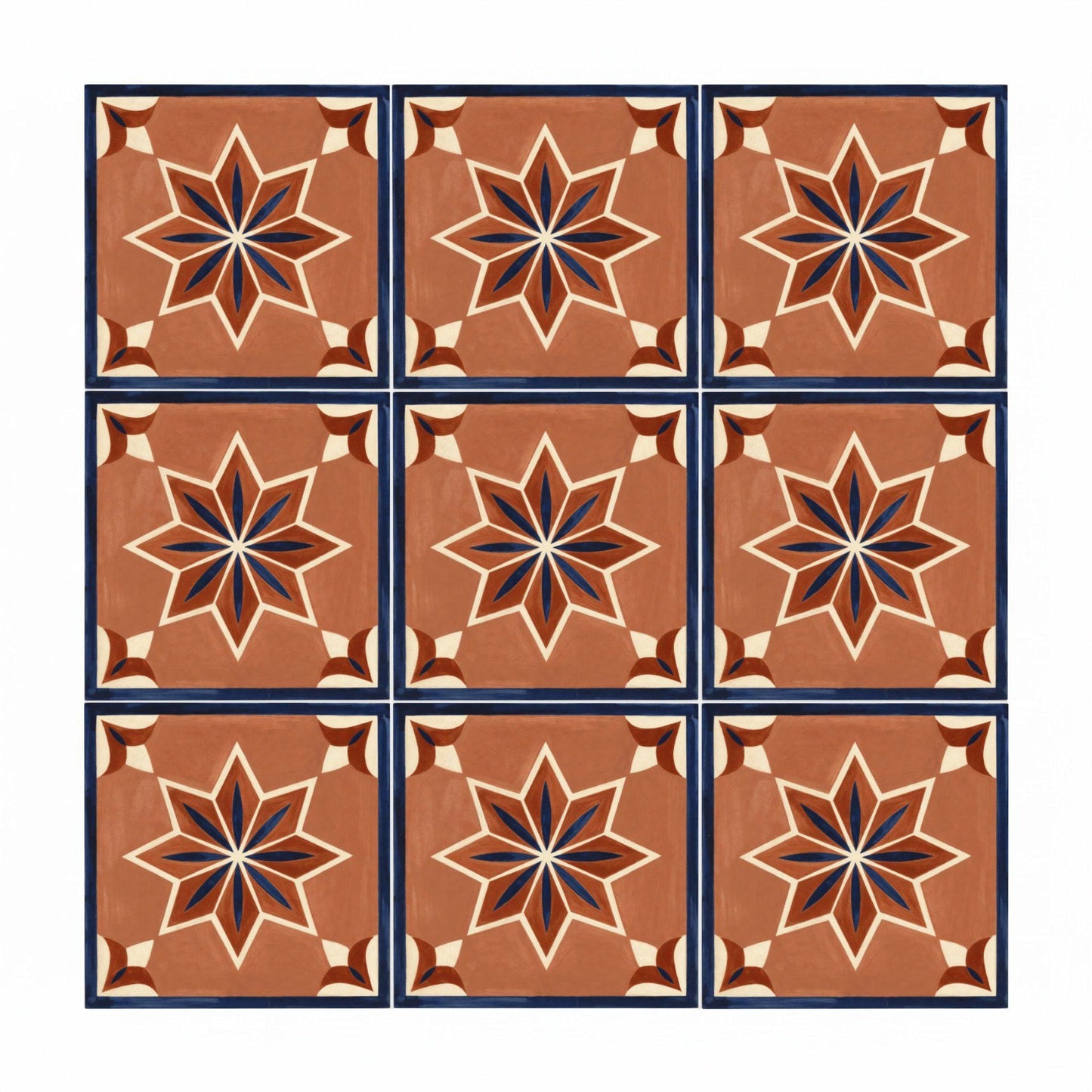 Ceramic Tile Valladolid Star — Contemporary Geometric Décor