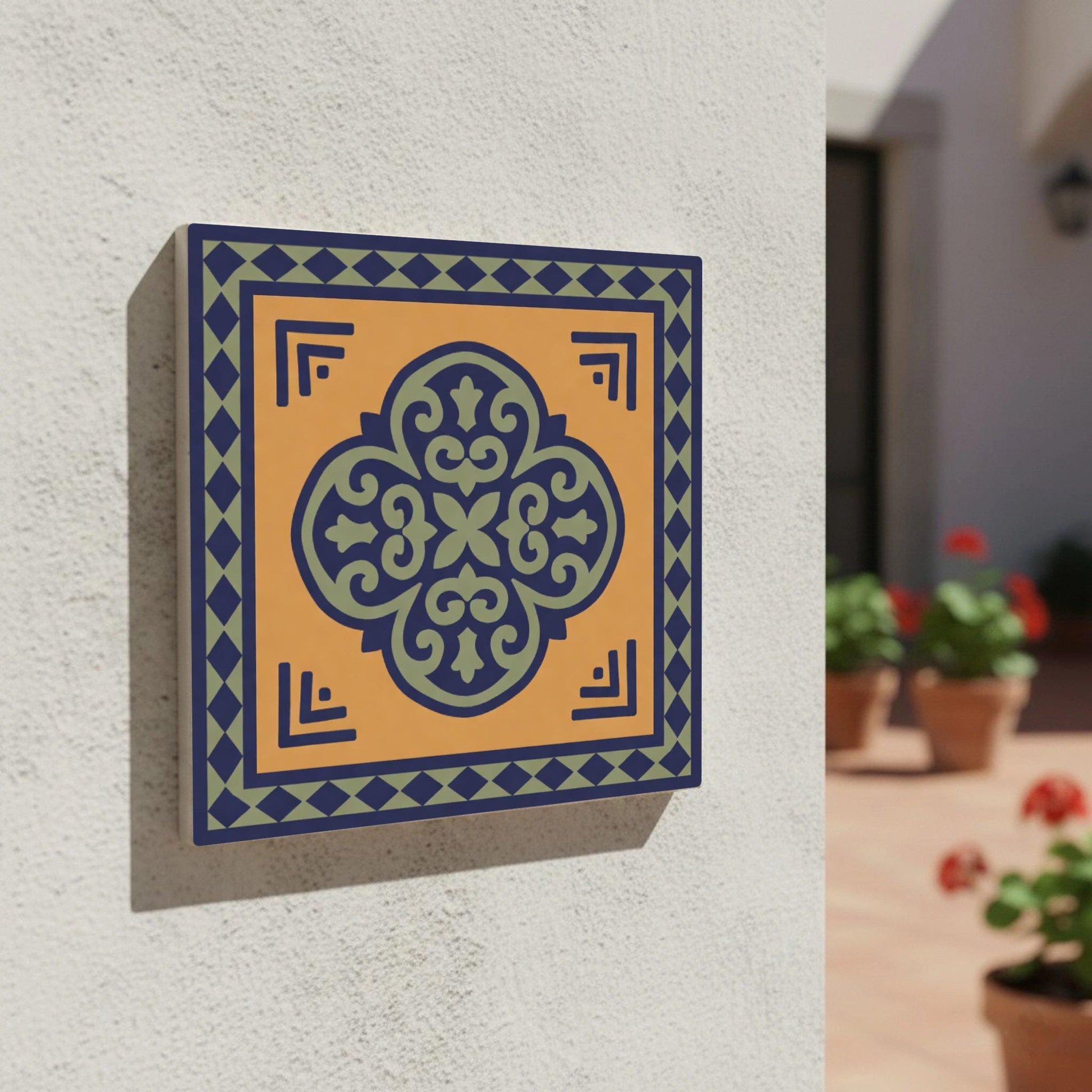 Ceramic Tile Isfahan Persian — Precision-Line Geometry